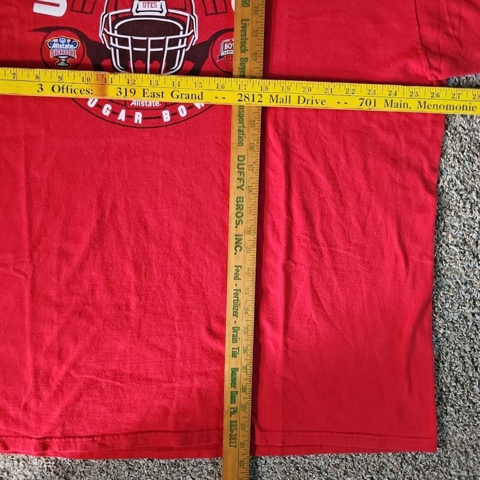 Nike Nike Team Utah Utes XXL 2009 Sugar Bowl Shirt Size ONE SIZE - 4 Thumbnail