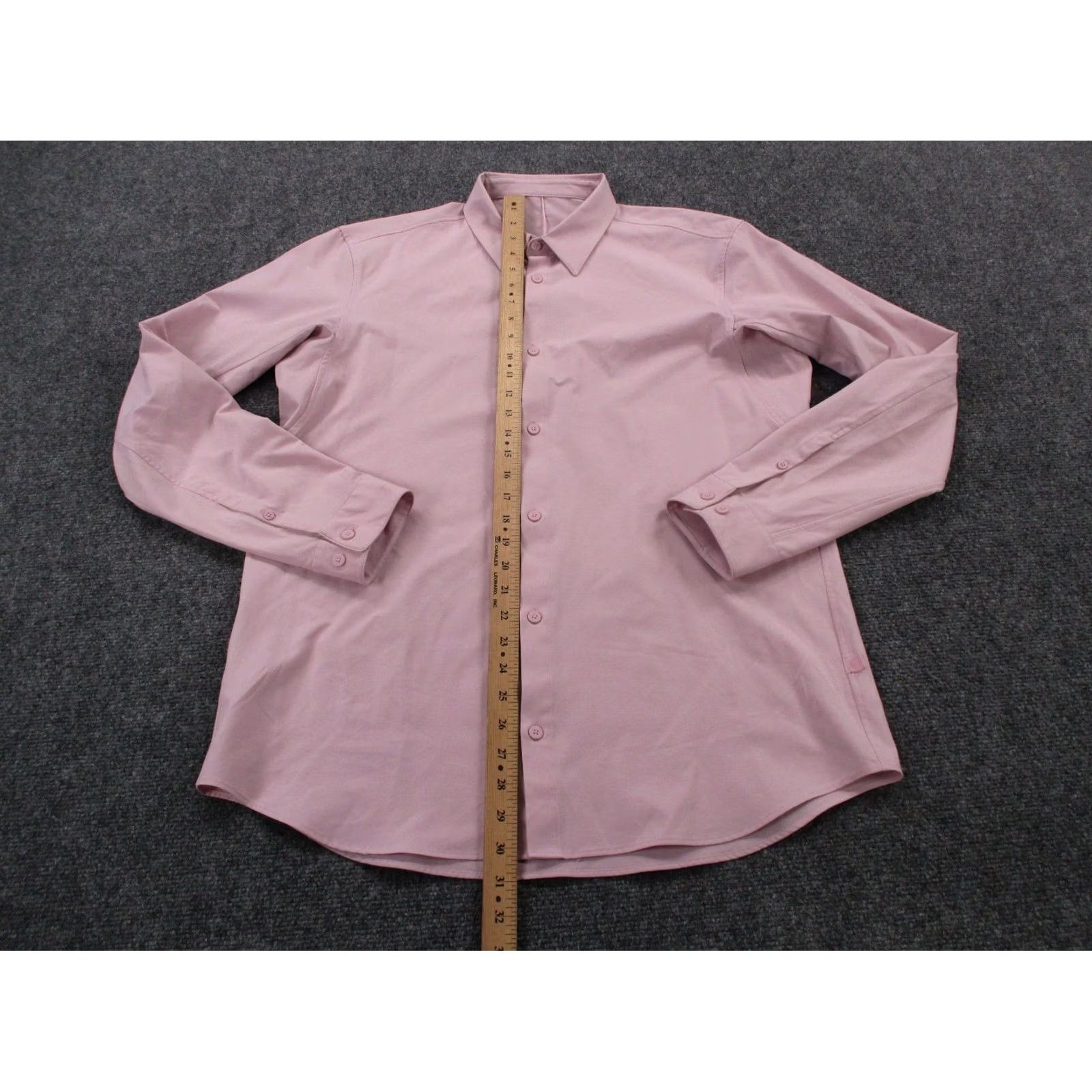 Lululemon Lululemon Shirt Mens L Pink Stretch Business Golf Preppy Performance Casual Shirt Size US L / EU 52-54 / 3 - 3 Thumbnail