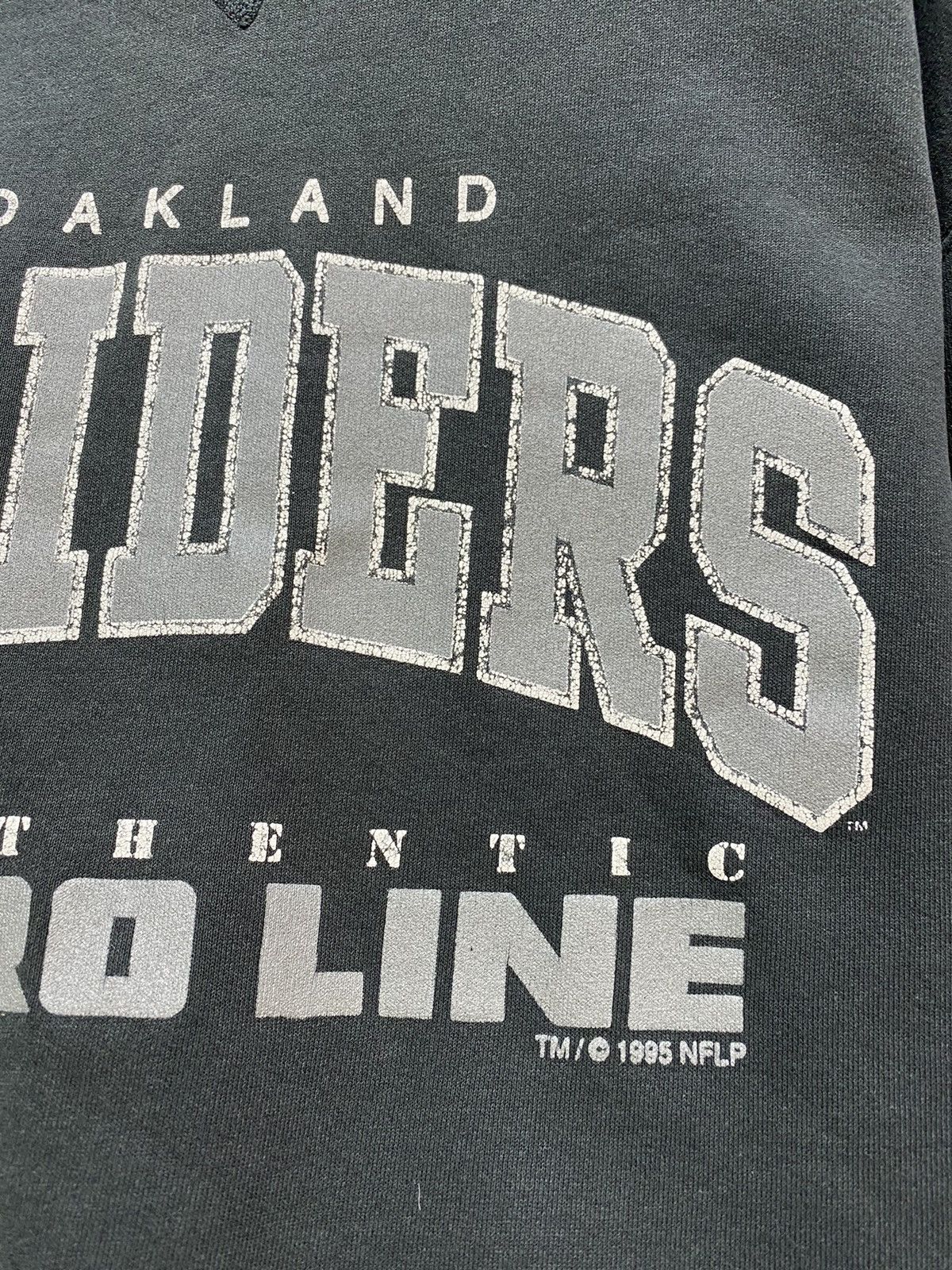 NFL × Russell Athletic × Vintage 1995 RAIDERS FOOTBALL SWEATSHIRT / MADE IN USA RUSSELL Size US XXL / EU 58 / 5 - 11 Thumbnail