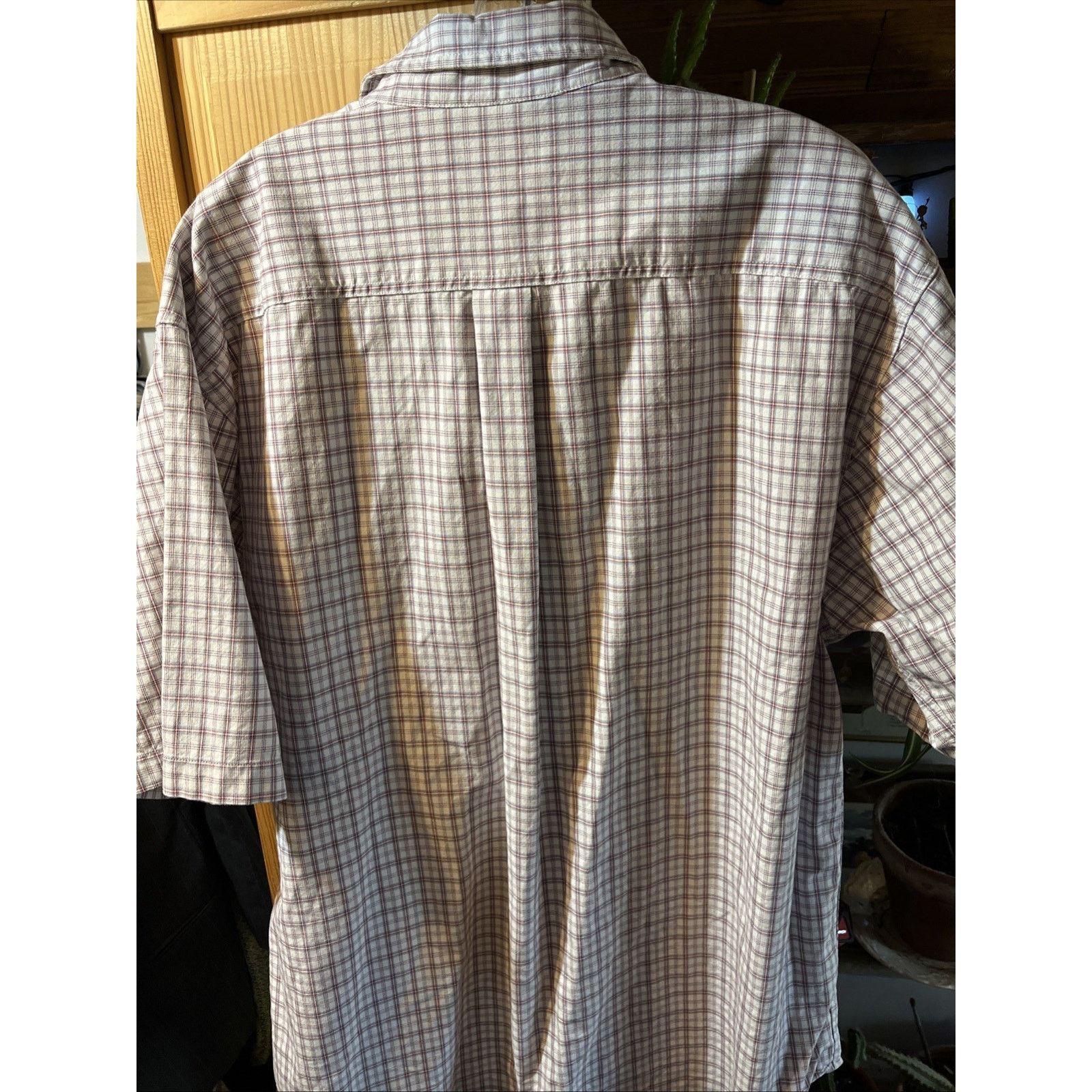 Carhartt Carhartt Shirt Men’s XL White Checkered Plaid SS Button Up Size US XL / EU 56 / 4 - 10 Thumbnail