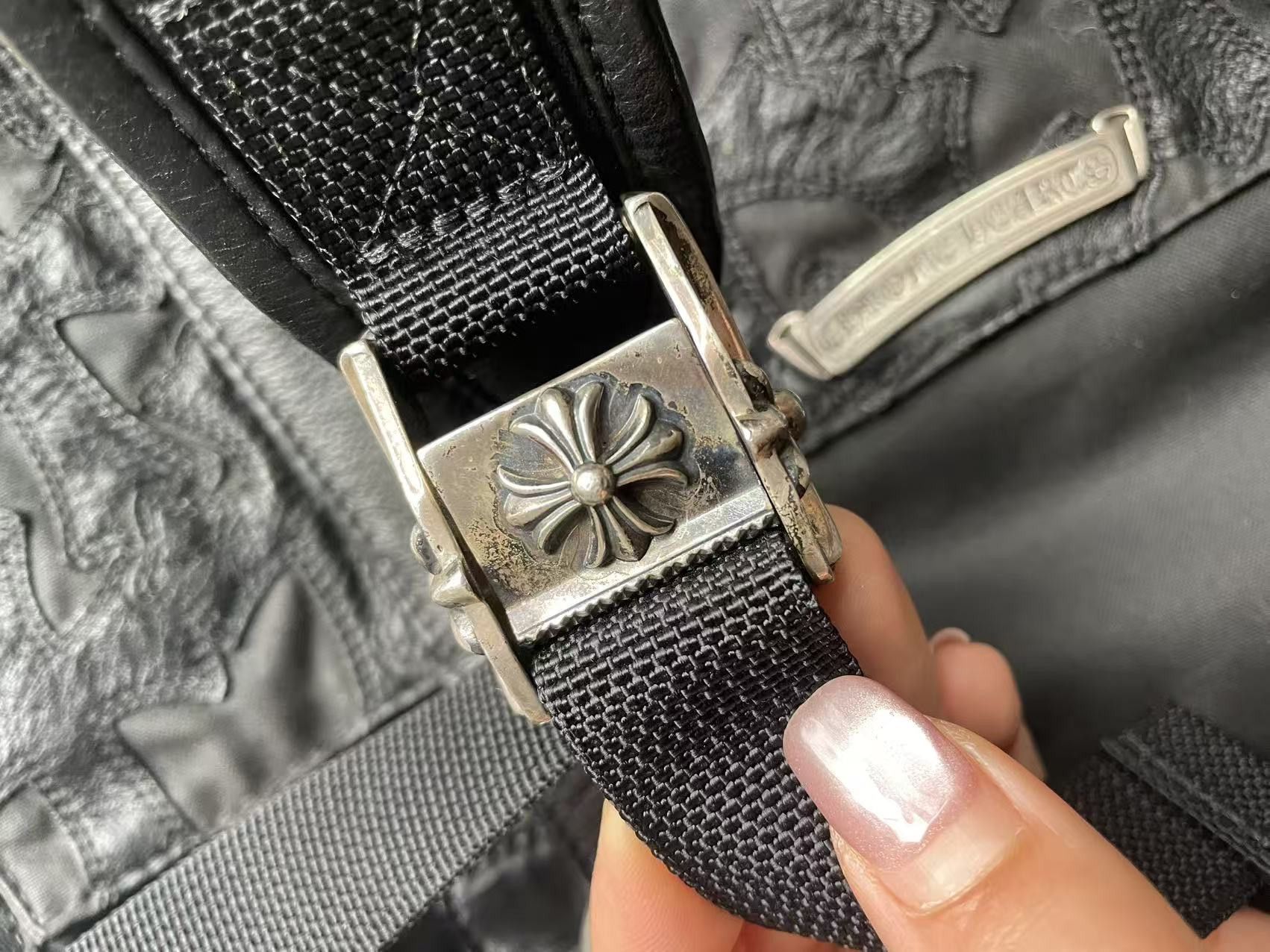 Chrome Hearts Chrome Hearts Cemetery Gunslinger Cross Patch Moto Backpack Size ONE SIZE - 9 Thumbnail