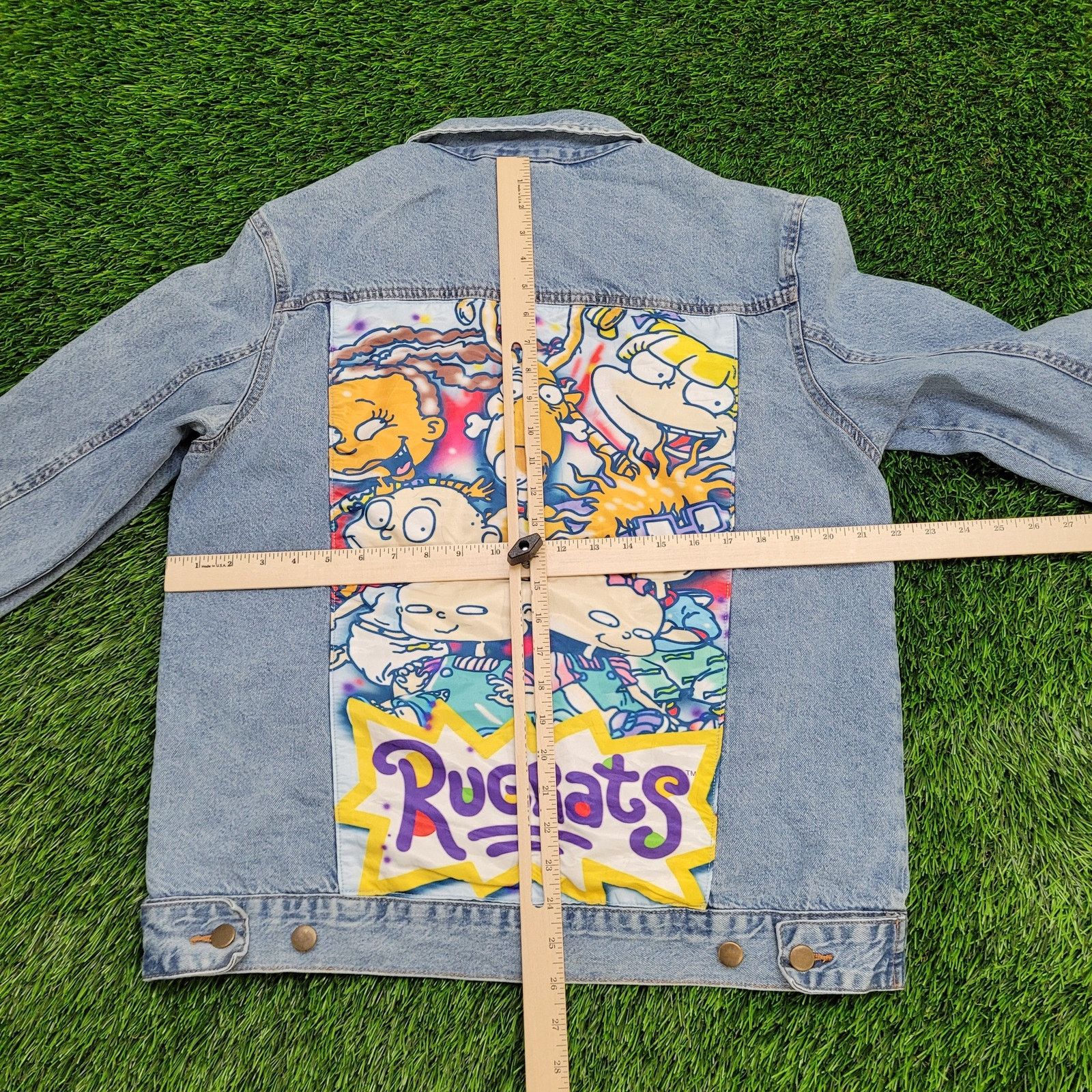 Nickelodeon Nickelodeon Denim Jacket Large 22x26 Rugrats Size US L / EU 52-54 / 3 - 9 Thumbnail