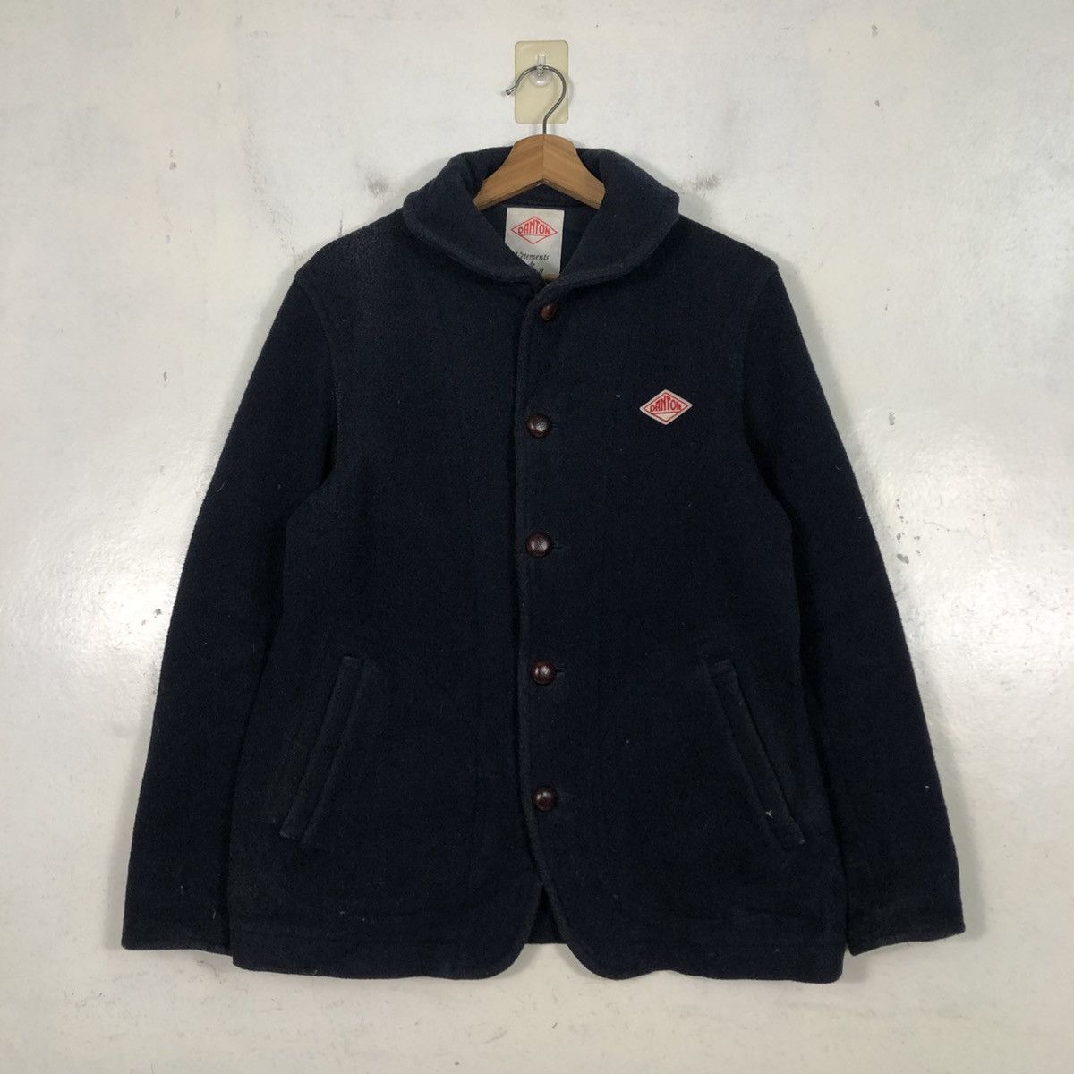 Japanese Brand Vintage Wool Button Jacket Danton Shawl Collar Size US M / EU 48-50 / 2 - 3 Thumbnail