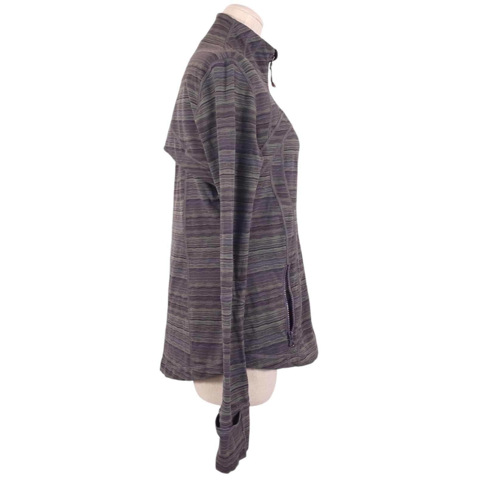 Lululemon Lululemon Define Jacket Space Dye Twist Dark Slate Green 10 Size L / US 10 / IT 46 - 4 Thumbnail