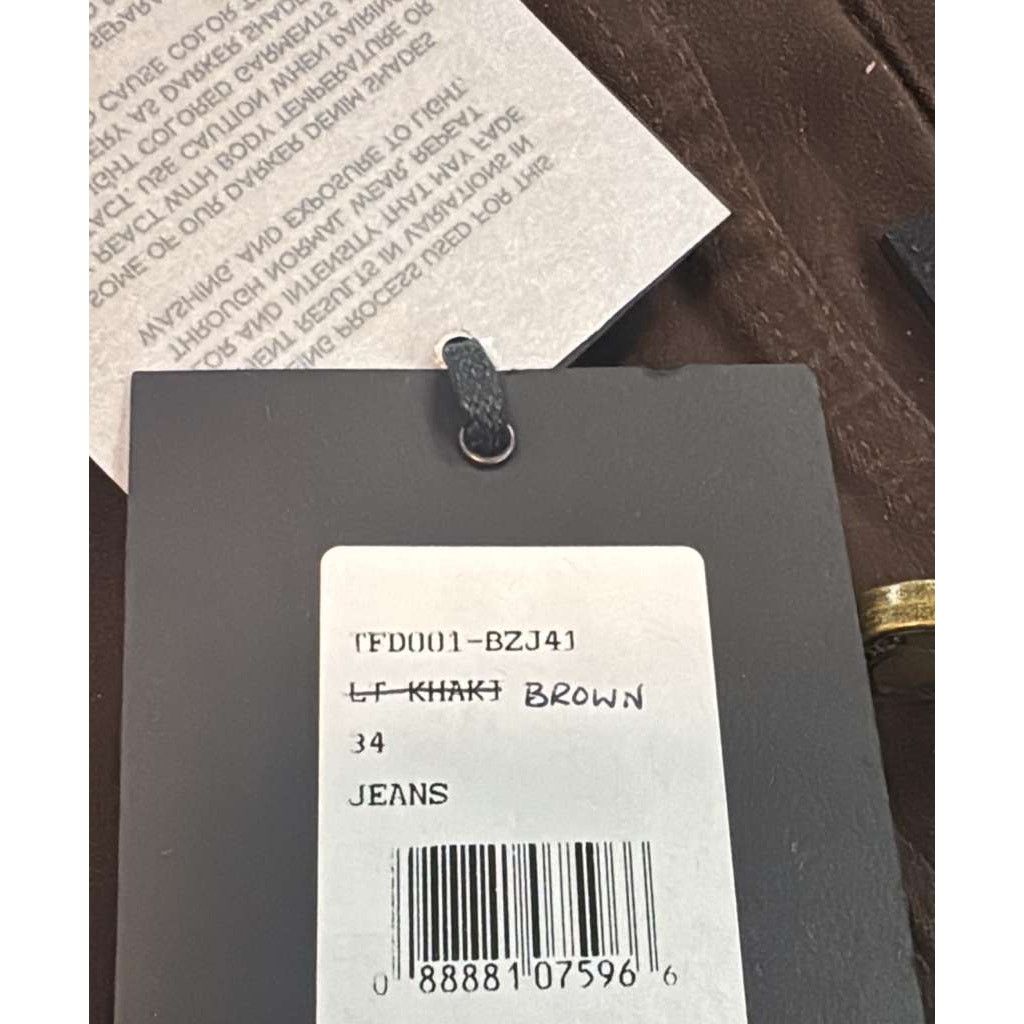 Tom Ford o1rshd1 Slim Denim Jeans in Brown 34 Size US 34 / EU 50 - 19 Thumbnail