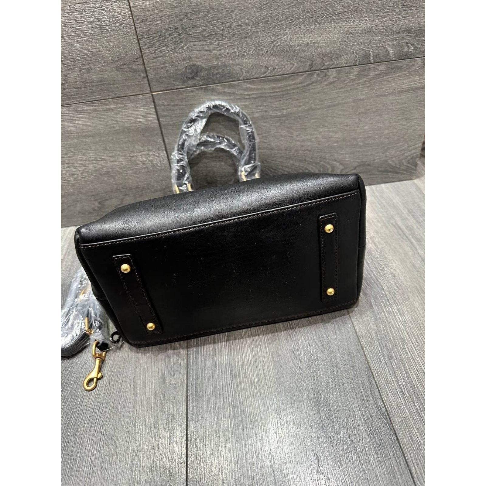 Dooney & Bourke Dooney & Bourke Florentine Leather Satchel Black bag A641294 Size ONE SIZE - 7 Thumbnail