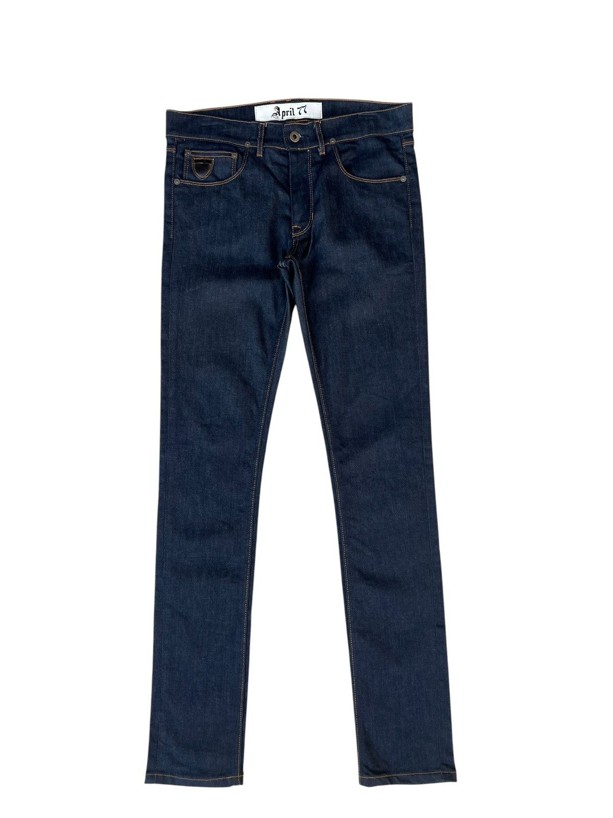 April 77 2001 April 77 Joey Overdrive Stretch Denim Waxed Jeans Size US 29 - 1 Thumbnail