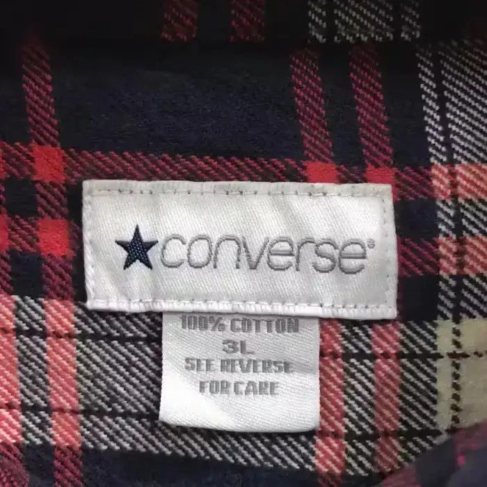 Converse Converse Plaid Tartan Flannel Shirt Size US XXL / EU 58 / 5 - 4 Thumbnail