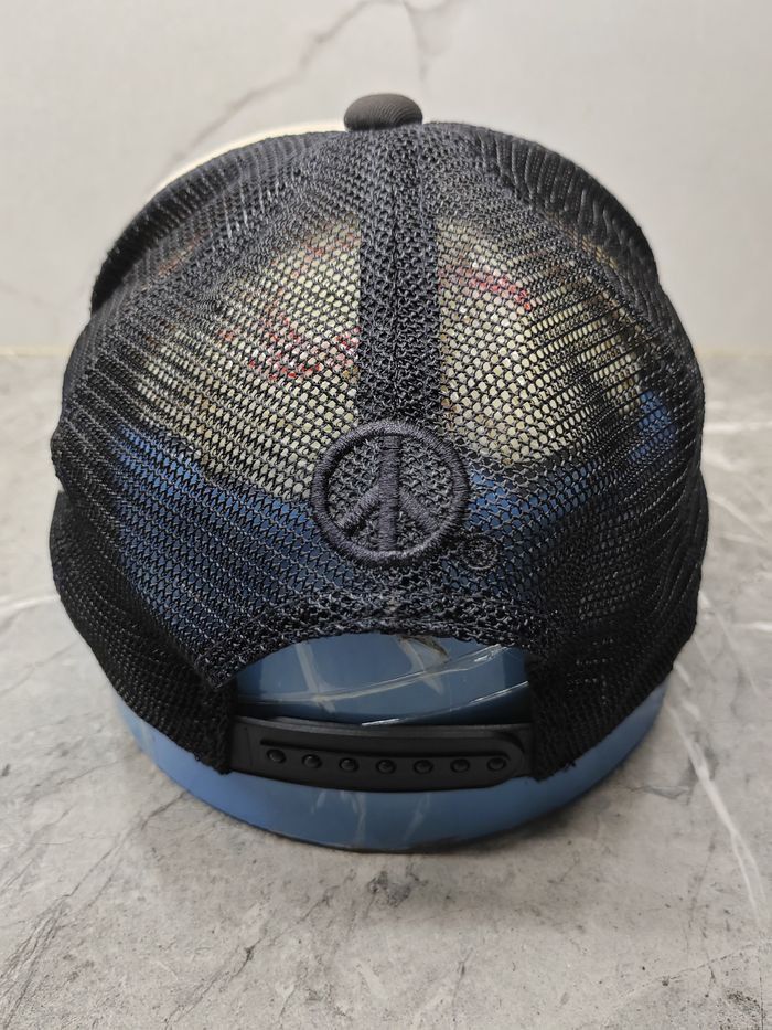 Japanese Brand Vintage Peace Distressed Style Cap Hat Size ONE SIZE - 4 Thumbnail
