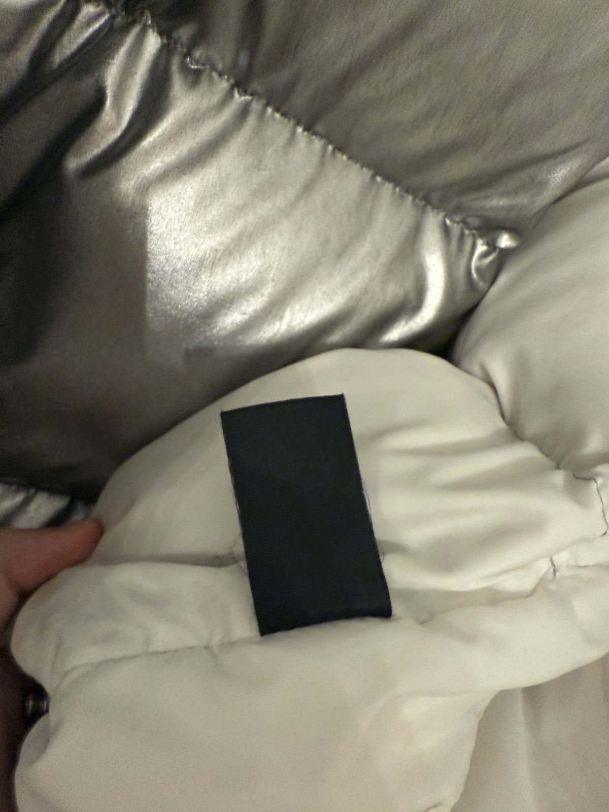 Vetements Vetements dark silver puffer jacket with washed effect Size US M / EU 48-50 / 2 - 10 Thumbnail
