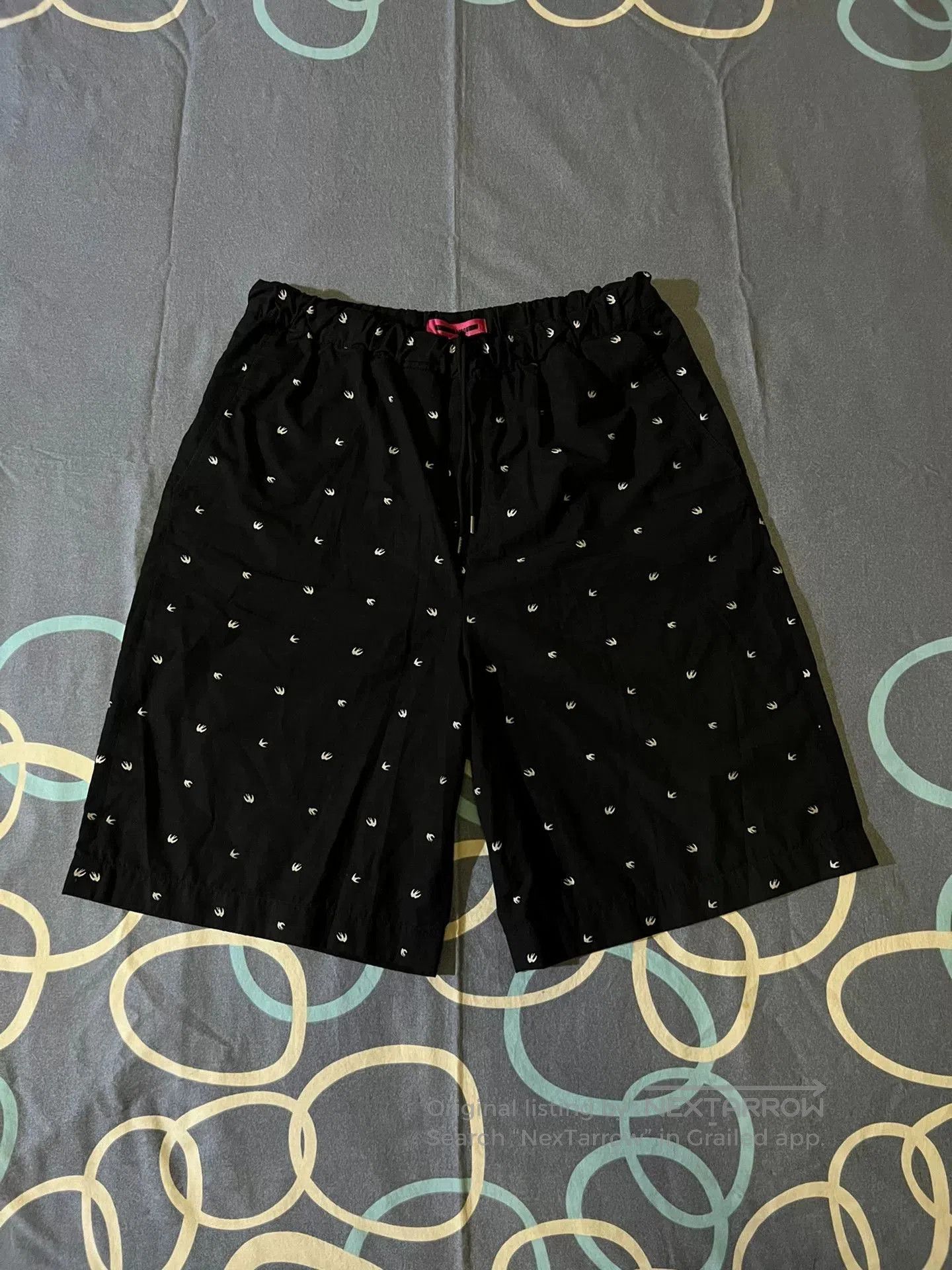 McQ Alexander McQueen McQueen Macau Limited Swallow Embroidery Shorts. Size US 32 / EU 48 - 1 Thumbnail