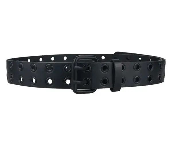 VIBE Black PU Leather Belt Size ONE SIZE - 2 Thumbnail