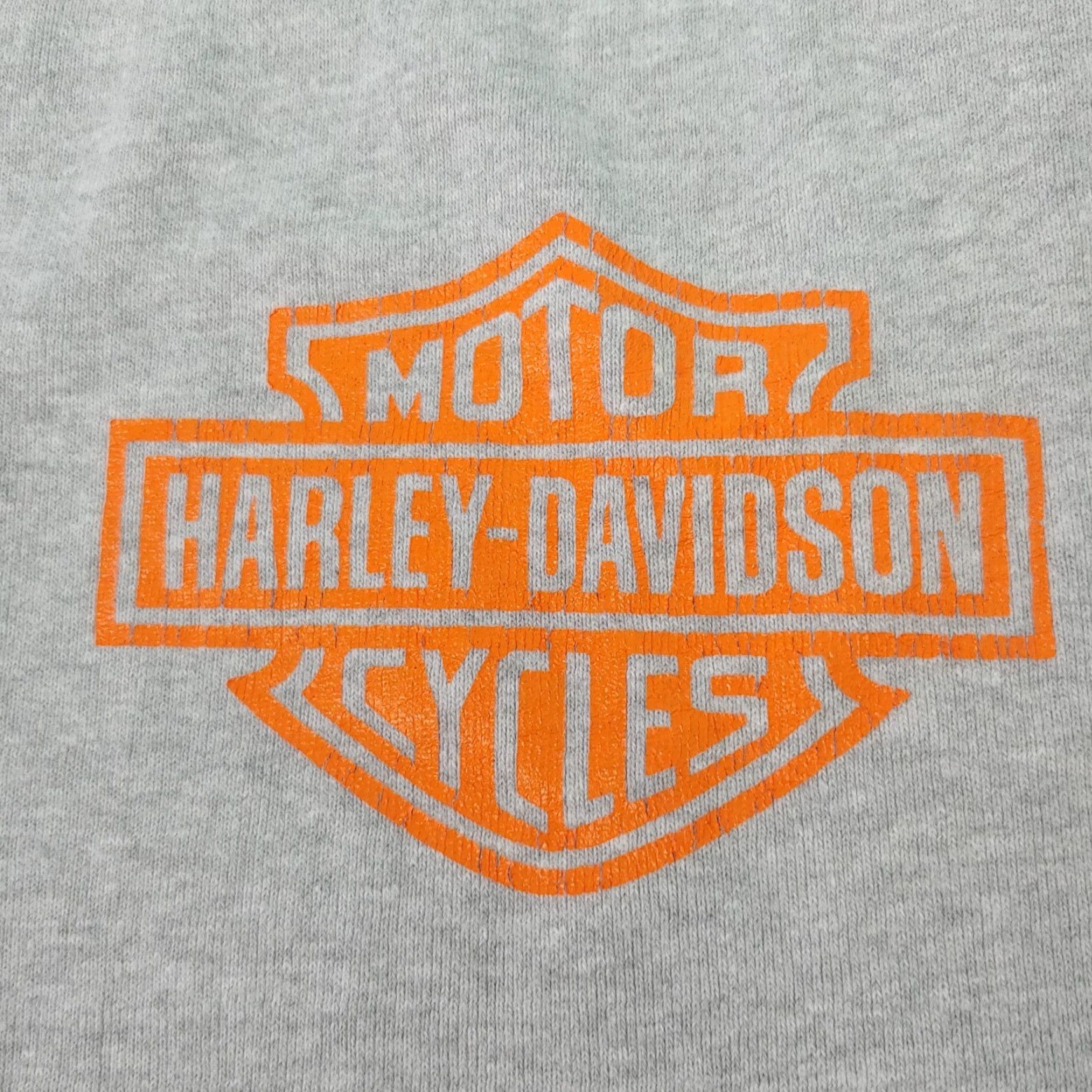Harley Davidson VINTAGE Harley-Davidson Women Tank Top XL Gray Logo Biker 100% Cotton Sleeve-less Round Neck Spaghetti Strap TANK Shirt Women Size XL / US 12-14 / IT 48-50 - 2 Thumbnail