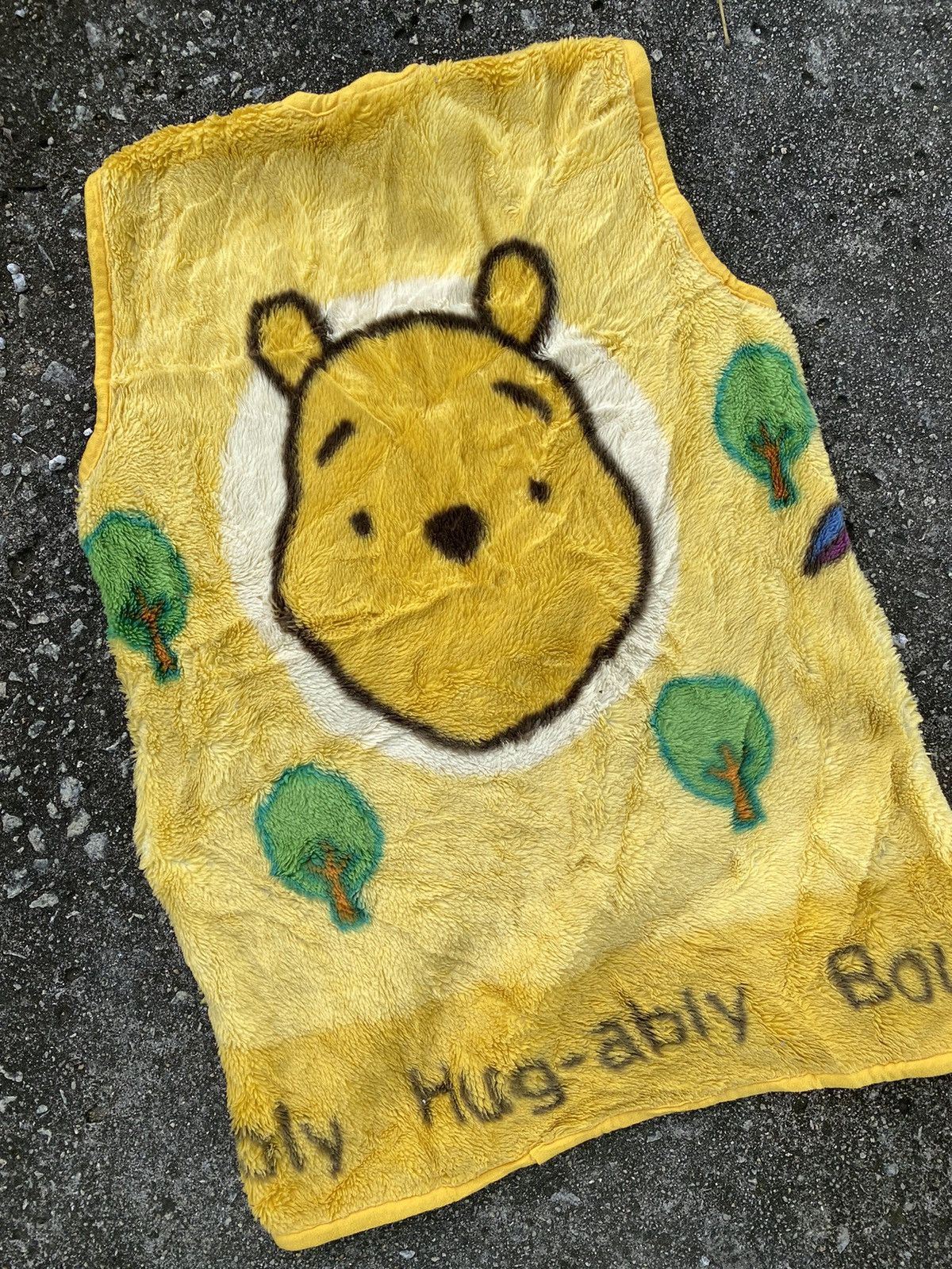 Vintage Vintage 90s Japanese Brand Winnie The Pooh Fleece Vest Size M / US 6-8 / IT 42-44 - 2 Thumbnail