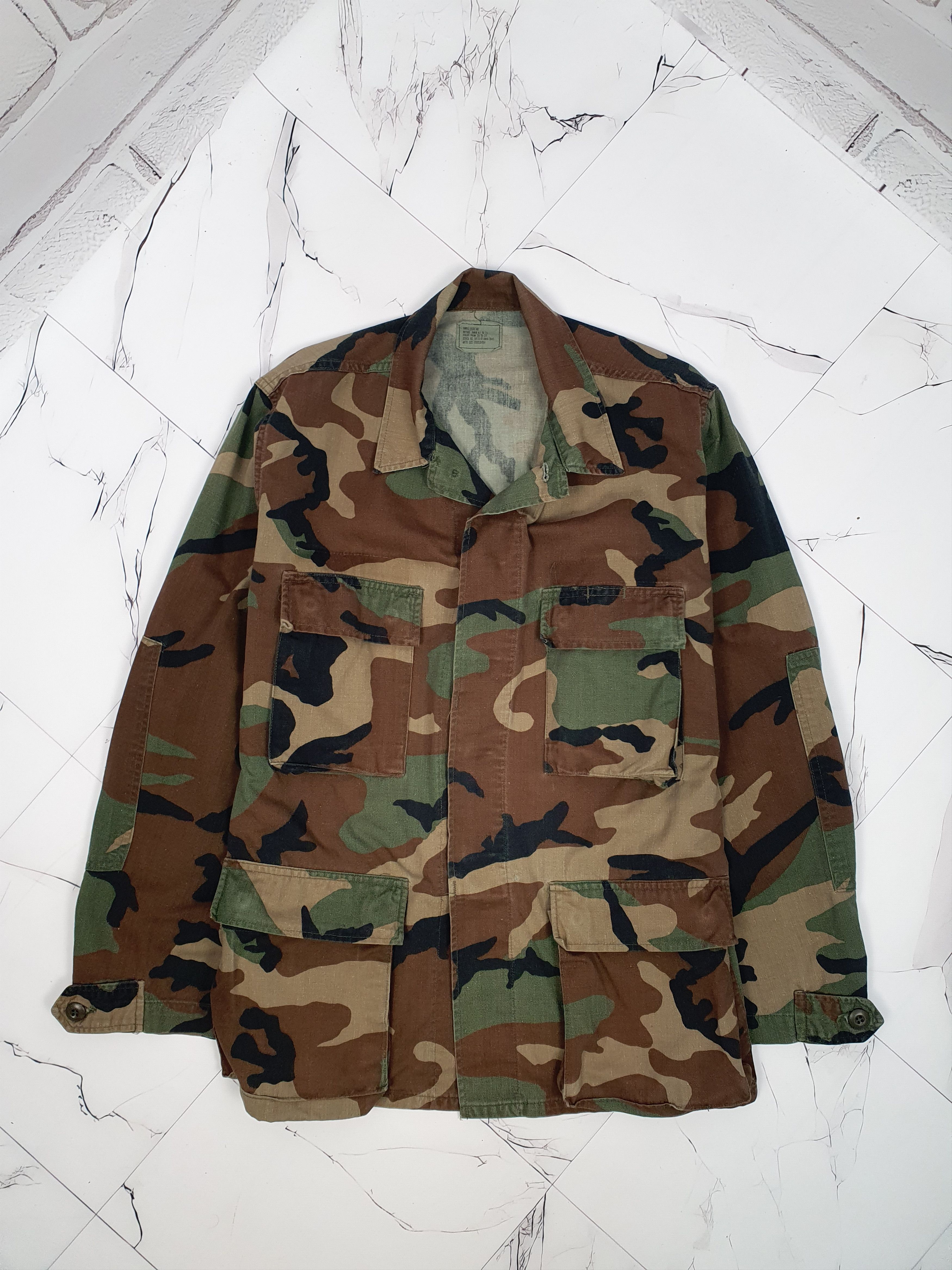 Vintage NATO ARMY Coat Woodland Camouflage Pattern Combat | Grailed