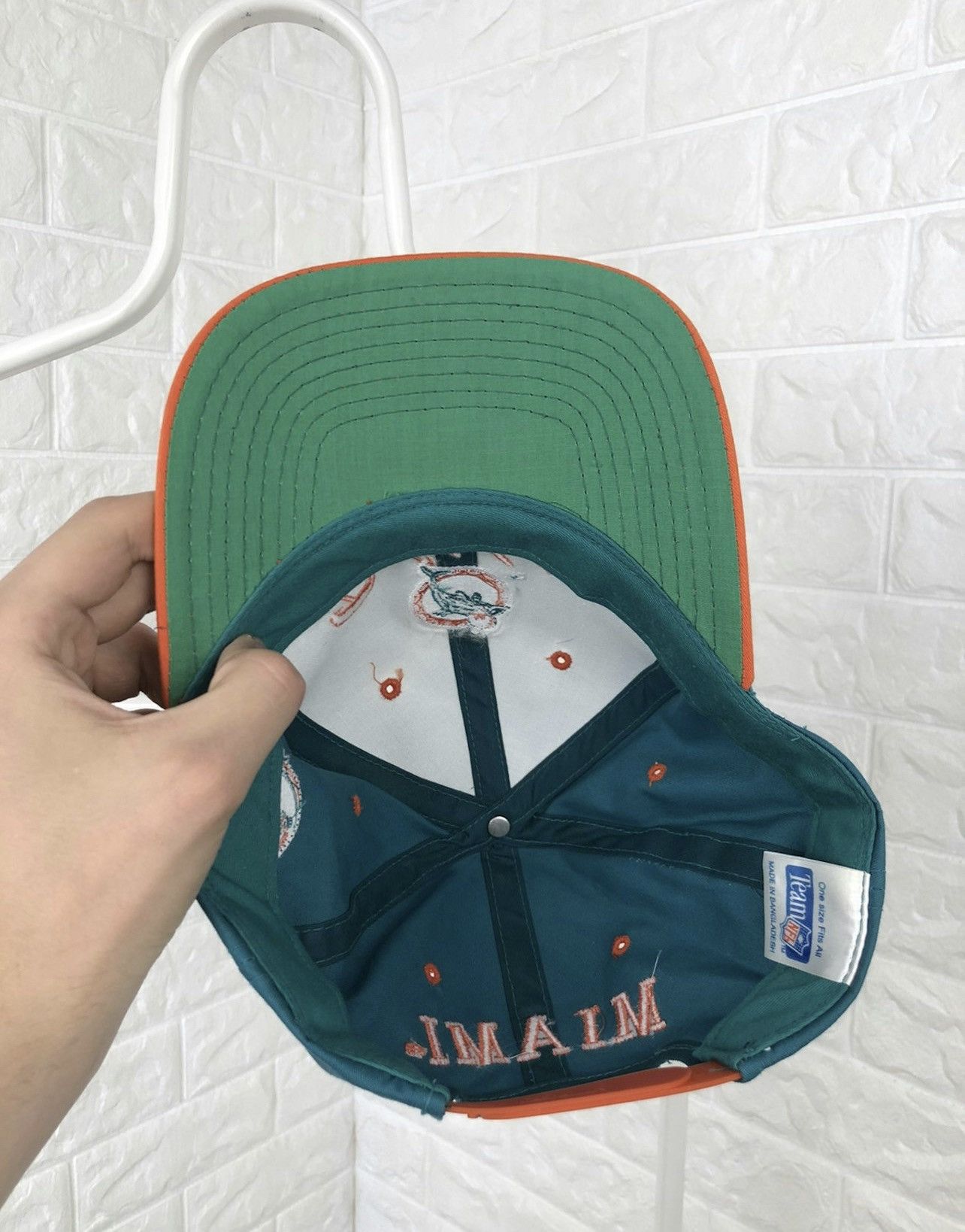 NFL × Vintage Vintage 90s Miami Dolphins Hat Size ONE SIZE - 9 Thumbnail