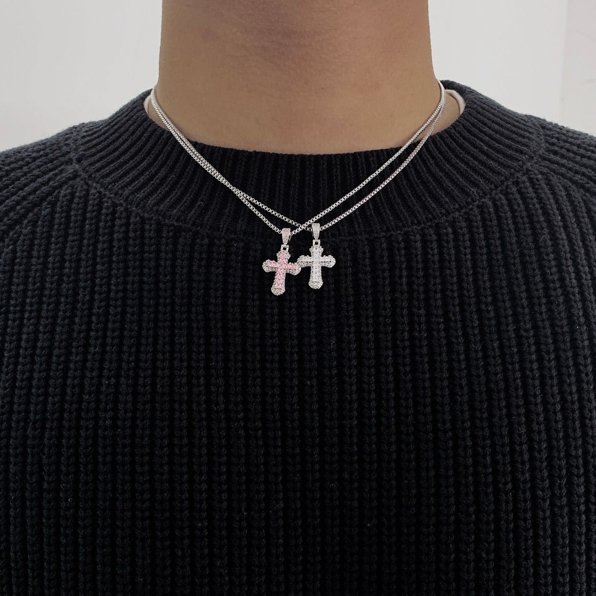Other Cross Dark STEAL! Y2K Chains Necklace Chain Size ONE SIZE - 3 Thumbnail