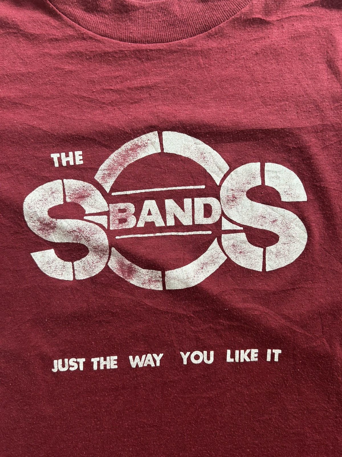 Vintage S.O.S. Band Vintage T Shirt 80’ Size US XS / EU 42 / 0 - 4 Thumbnail