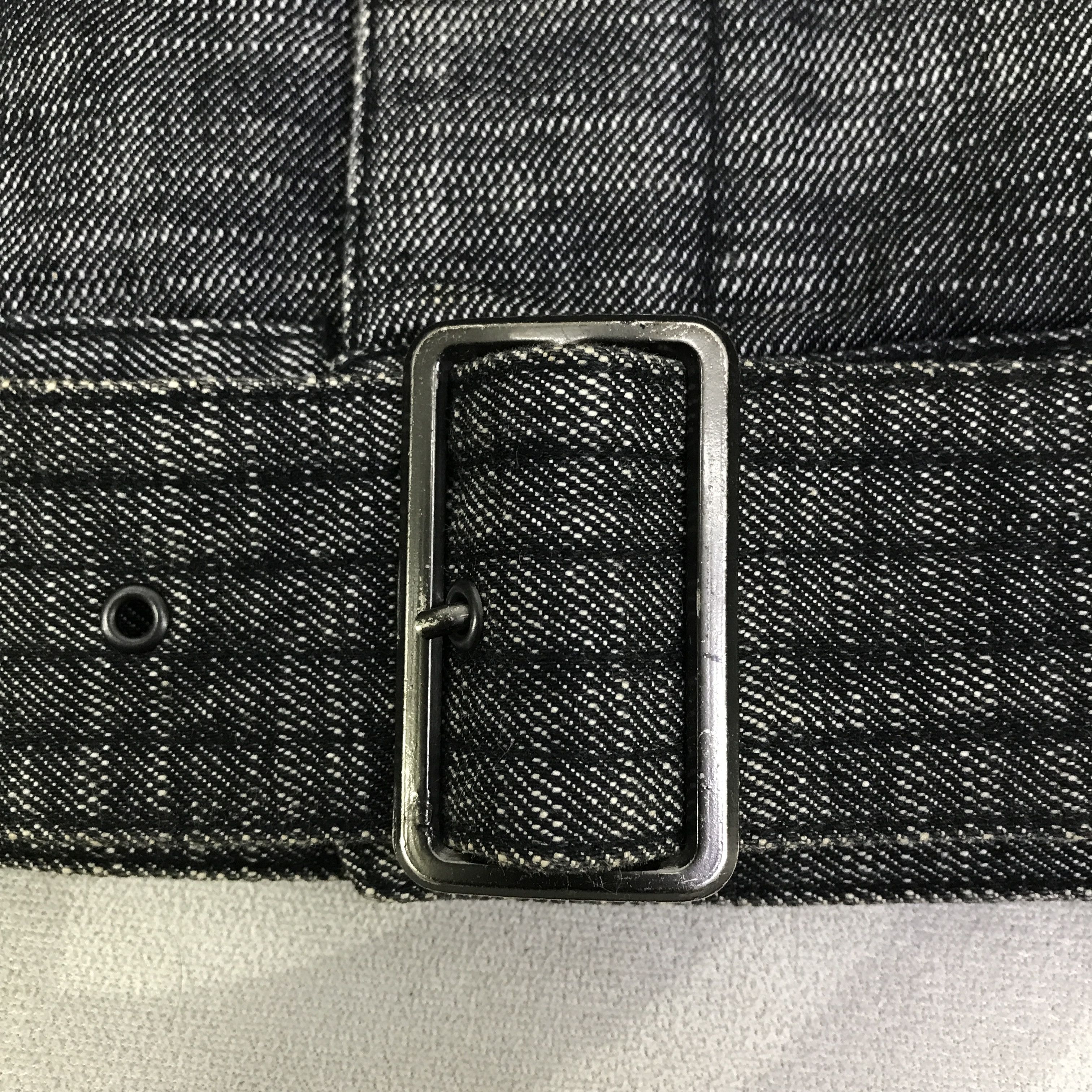 Schlussel Vintage Schlussel Black Denim punk design Jacket K125B14 Size US L / EU 52-54 / 3 - 12 Thumbnail