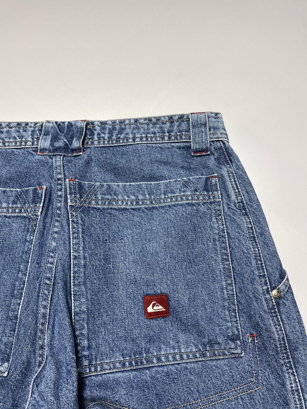 JNCO × Quiksilver × Vintage Vintage Quicksilver baggy rap oversized prison denim jeans Size US 31 - 4 Thumbnail