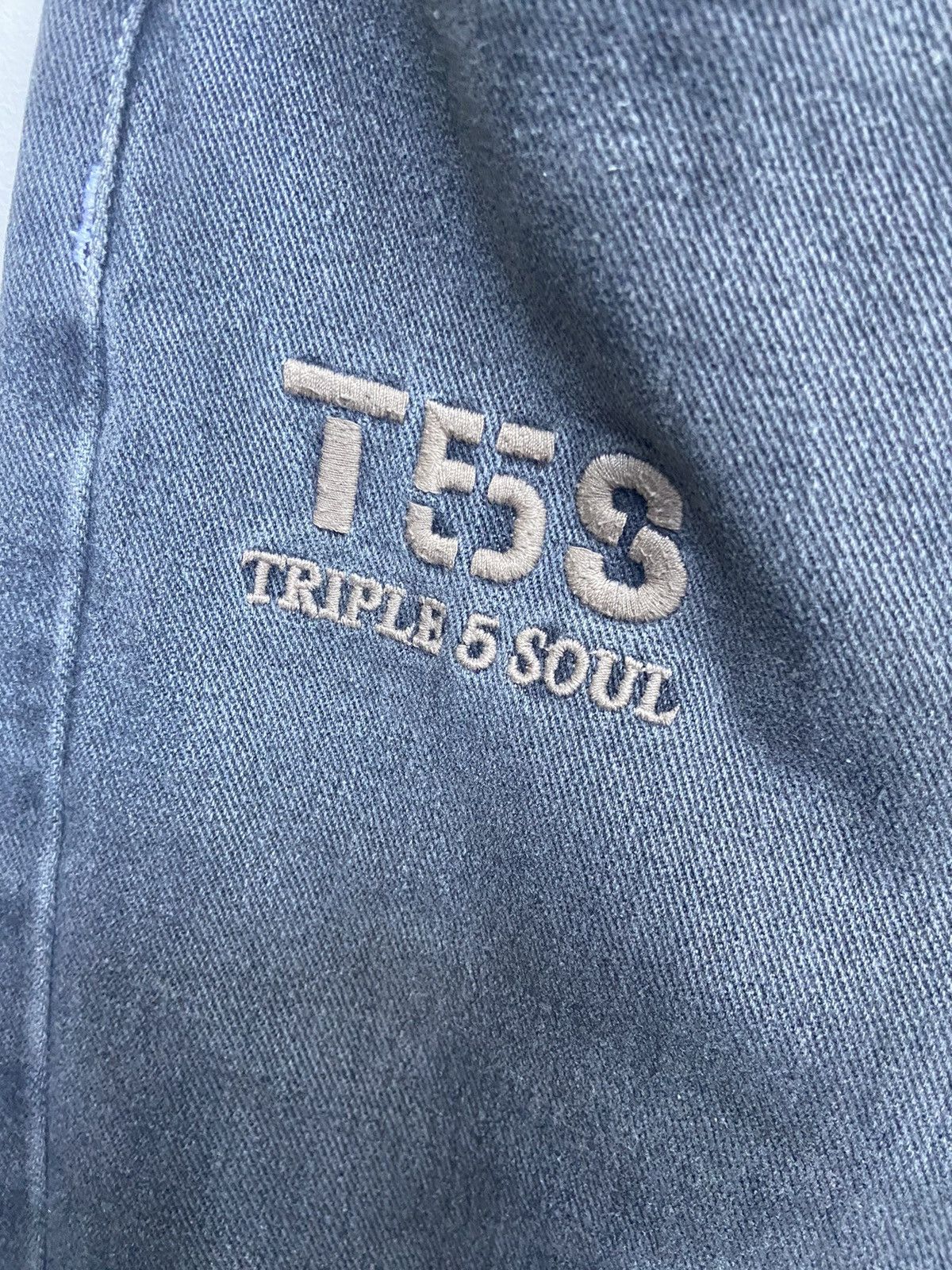 Japanese Brand × Vintage Vintage 90’s Y2K Triple Five Soul Baggie Adjustable Jeans Size US 32 / EU 48 - 3 Thumbnail