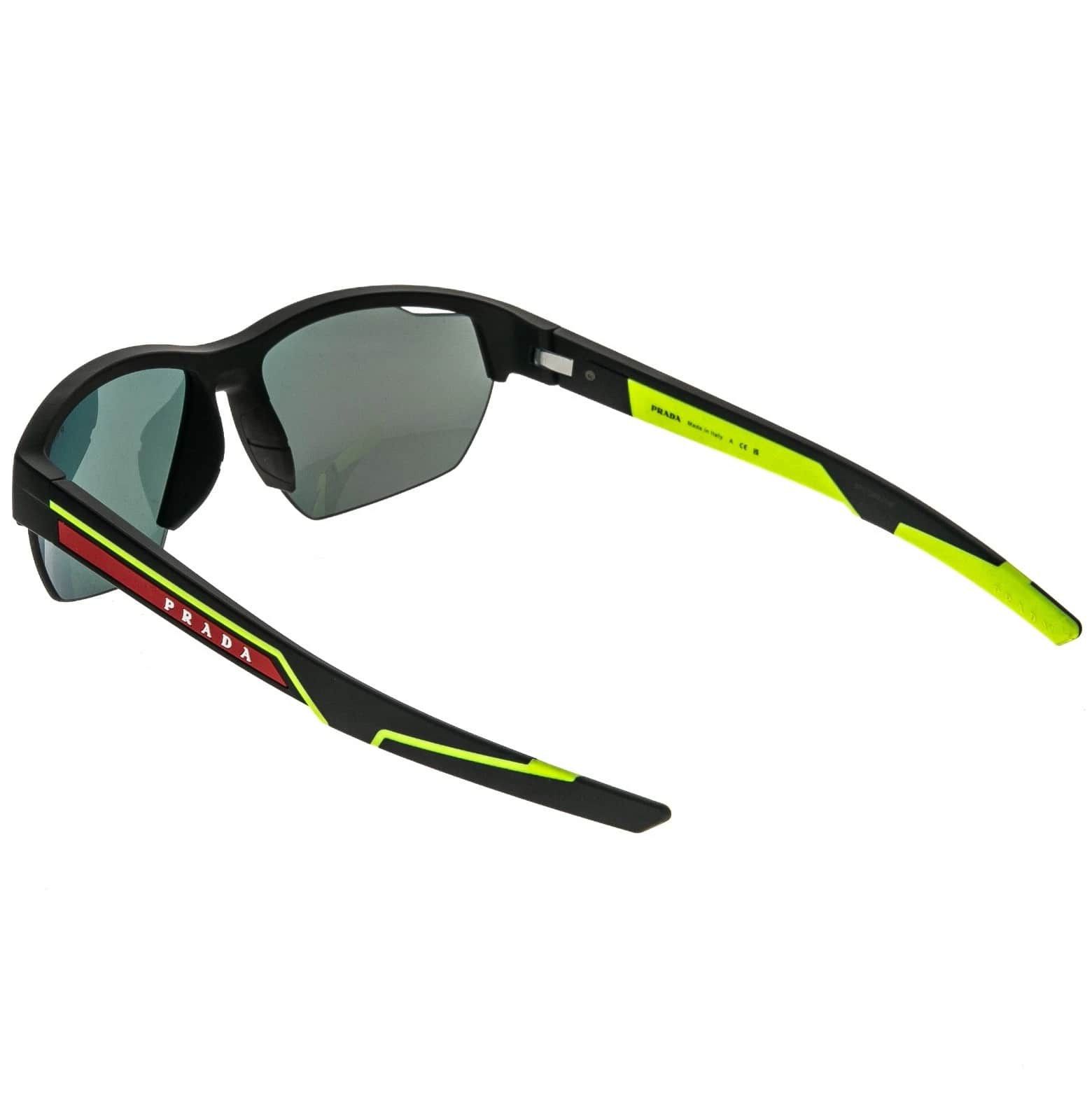 Prada PRADA PS03YS LINEA ROSSA IMPAVID 03Y Black Sport Sunglass Size ONE SIZE - 6 Thumbnail