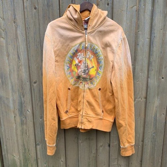 True Religion × Vintage Vintage True Religion Big Logo Sweatshirt XL 'Buddha Sunburs Size US XL / EU 56 / 4 - 5 Thumbnail