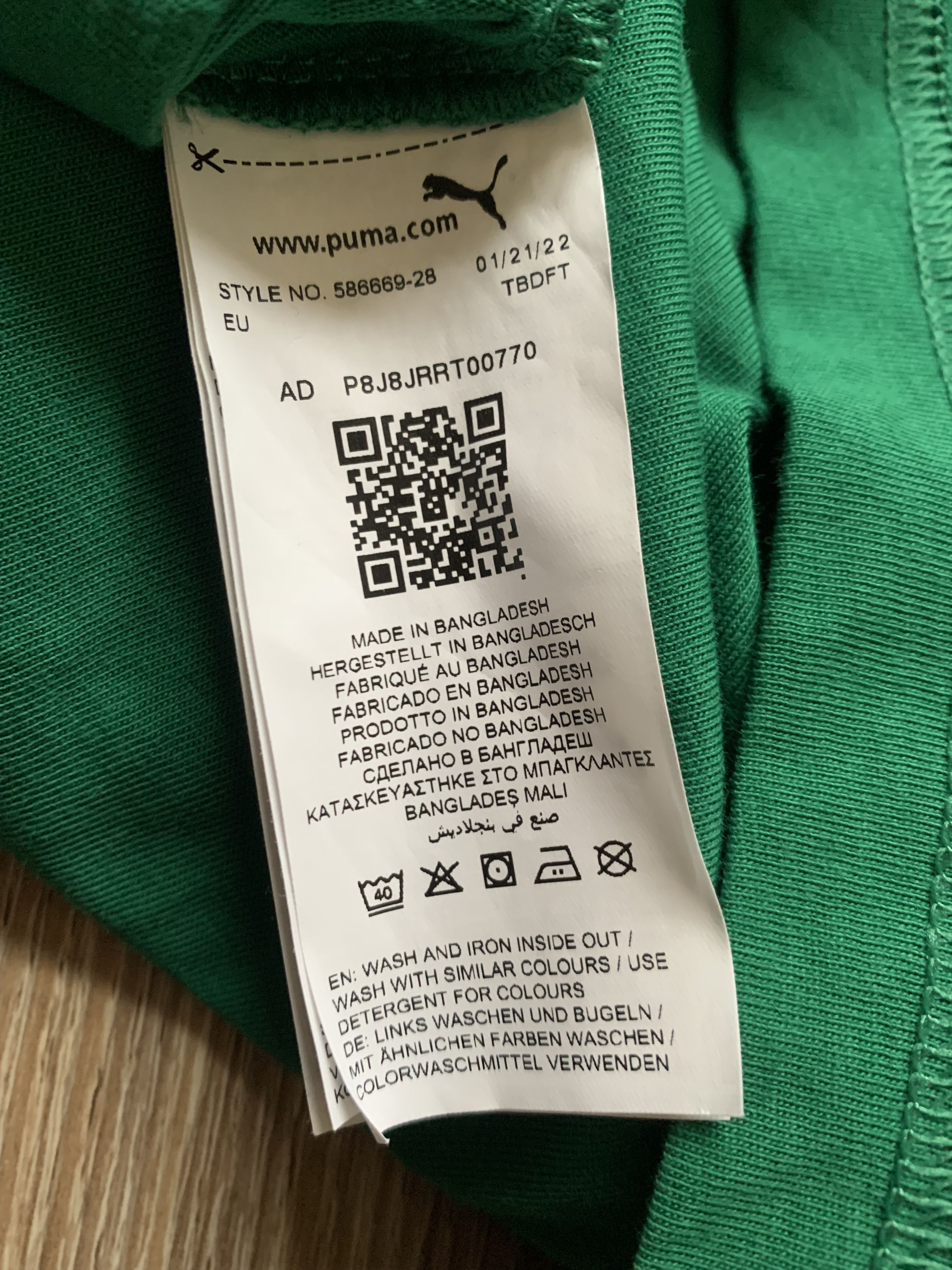 Puma Puma Men Classics Small Logo Tee Cotton Size US XXL / EU 58 / 5 - 6 Thumbnail