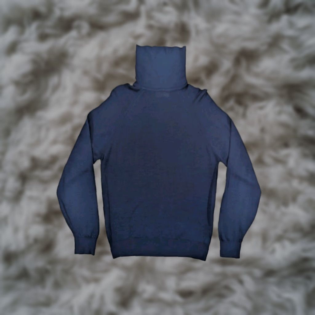 Pendleton VINTAGE Pendleton Sweater Womens Medium Blue Turtle Neck Raglan USA Made Size M / US 6-8 / IT 42-44 - 1 Thumbnail