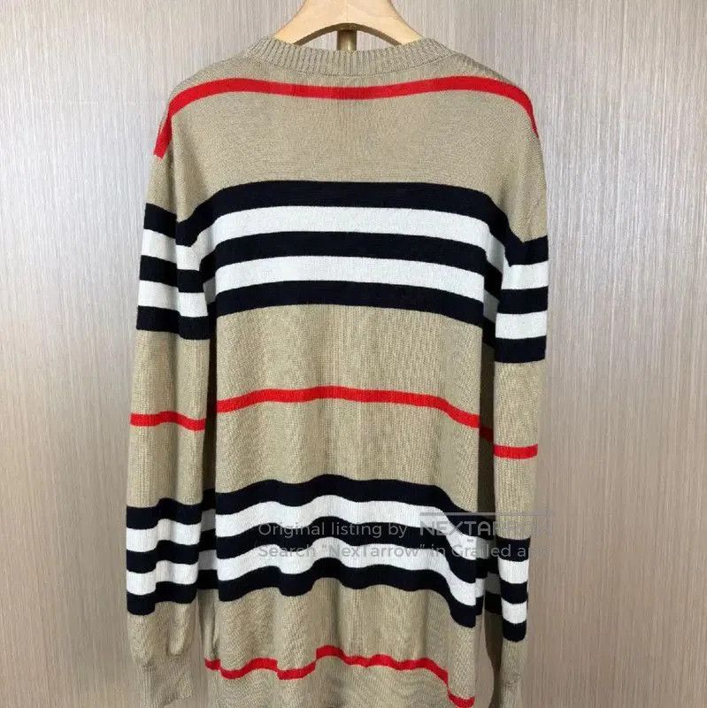Burberry Burberry Colorful Wool Women's Cardigan. Size L / US 10 / IT 46 - 2 Thumbnail