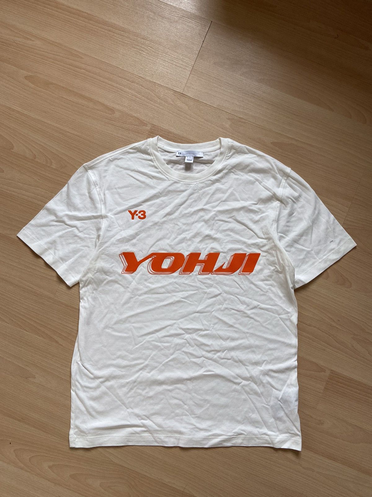Yohji Yamamoto Adidas x Yohji Yamamoto x Y-3 Yohji Slicon Logo T-Shirt Size US M / EU 48-50 / 2 - 1 Thumbnail