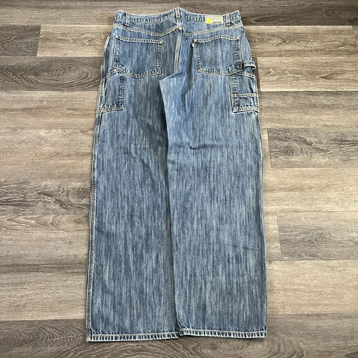 image of Jnco x Levis Crazy Vintage Y2K Levis Silvertab Massive Baggy Carpenter in Blue, Men's (Size 40)