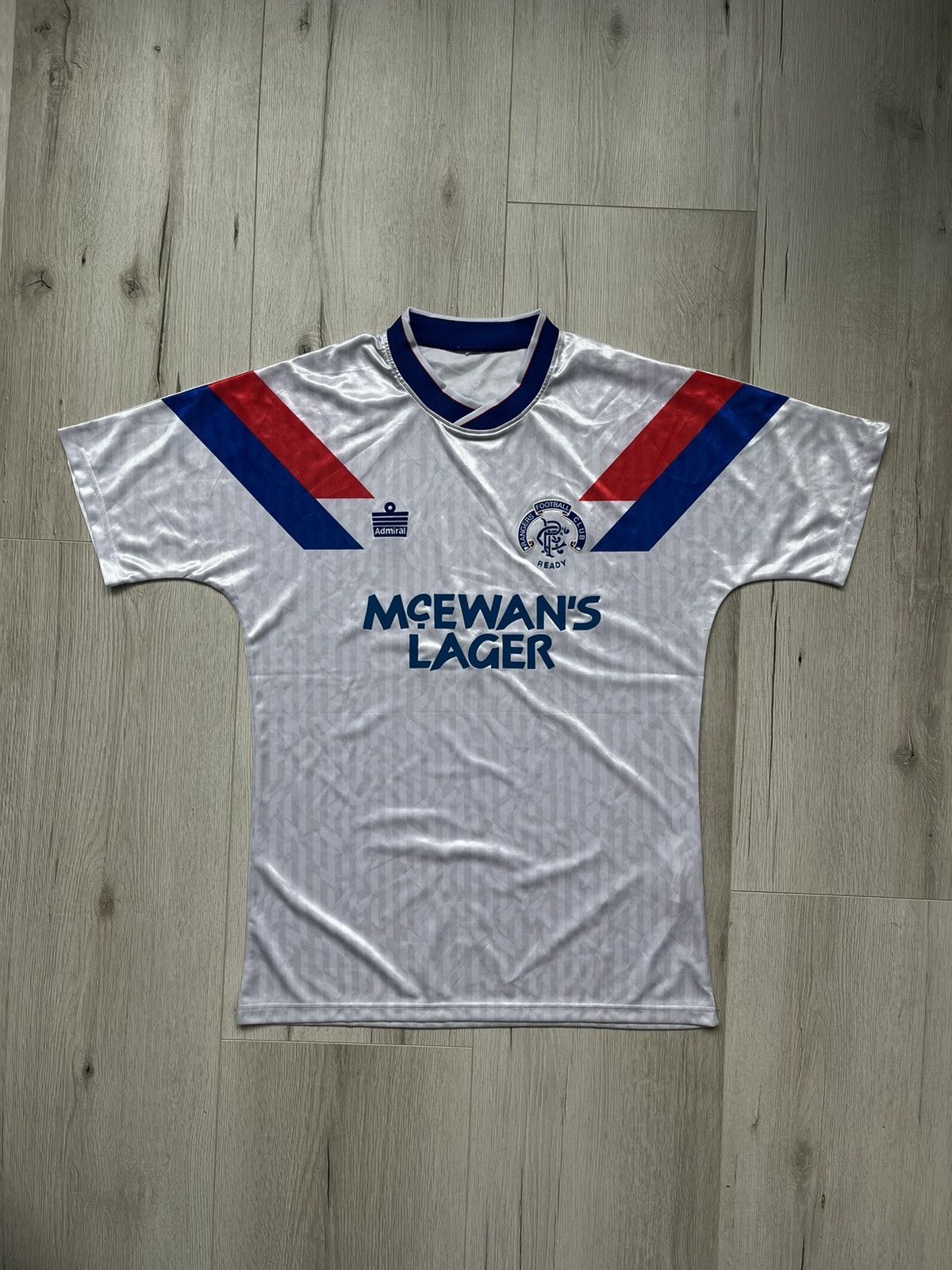 Vintage FC Rangers Away Kit 1990/92 Jersey T Shirt Admiral Football Size US XL / EU 56 / 4 - 1 Thumbnail