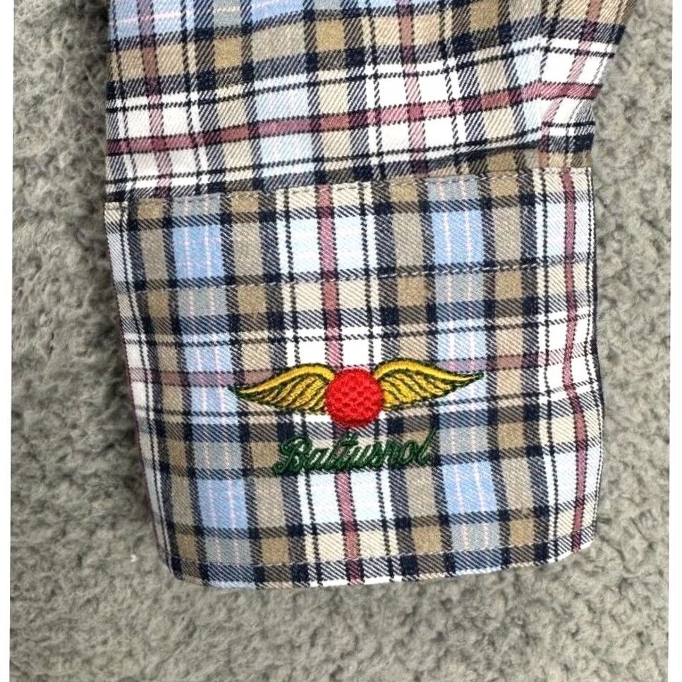 Peter Millar Peter Millar Shirt Mens Medium Blue Multi Button Up Plaid Baltusrol Casual EUC Size US M / EU 48-50 / 2 - 6 Thumbnail