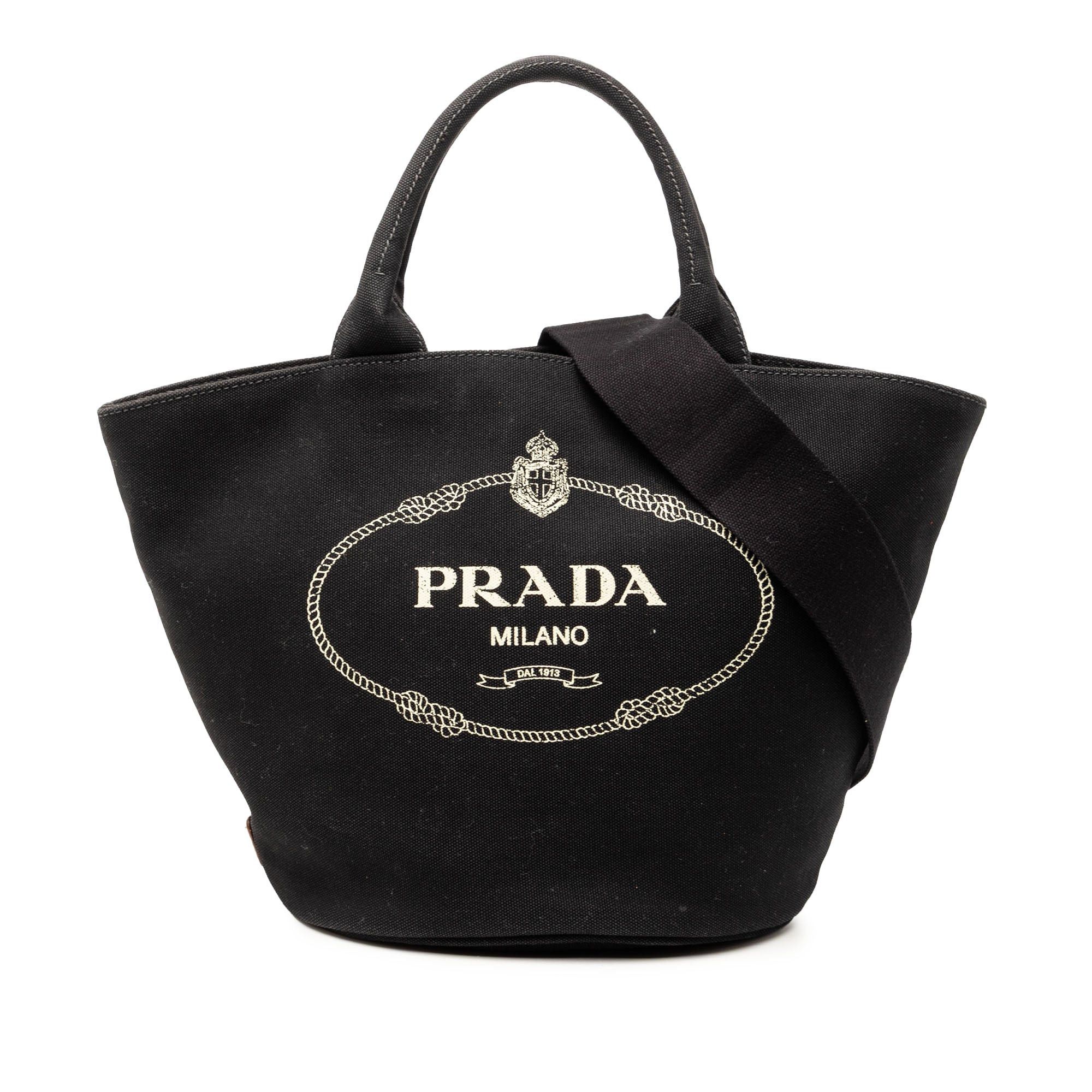 Prada Canvas Canapa Logo Satchel Size ONE SIZE - 1 Thumbnail