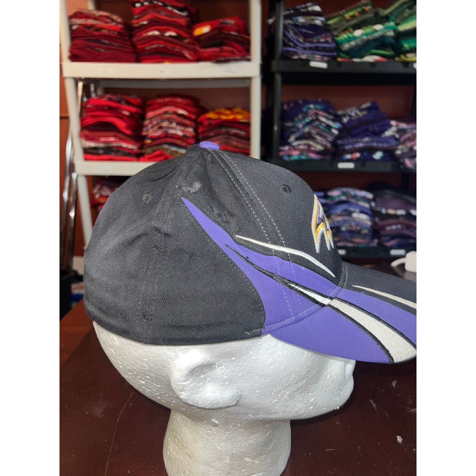 Reebok Baltimore Ravens Reebok Hat Equipment NFL Black Cap Football Size ONE SIZE - 6 Thumbnail