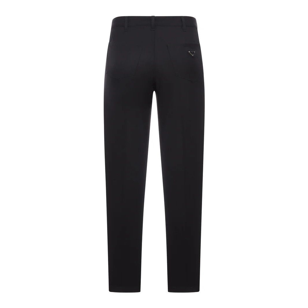Prada PRADA Black Wool Pants New & Authentic (Men's size:US 32 / E Size US 32 / EU 48 - 2 Thumbnail