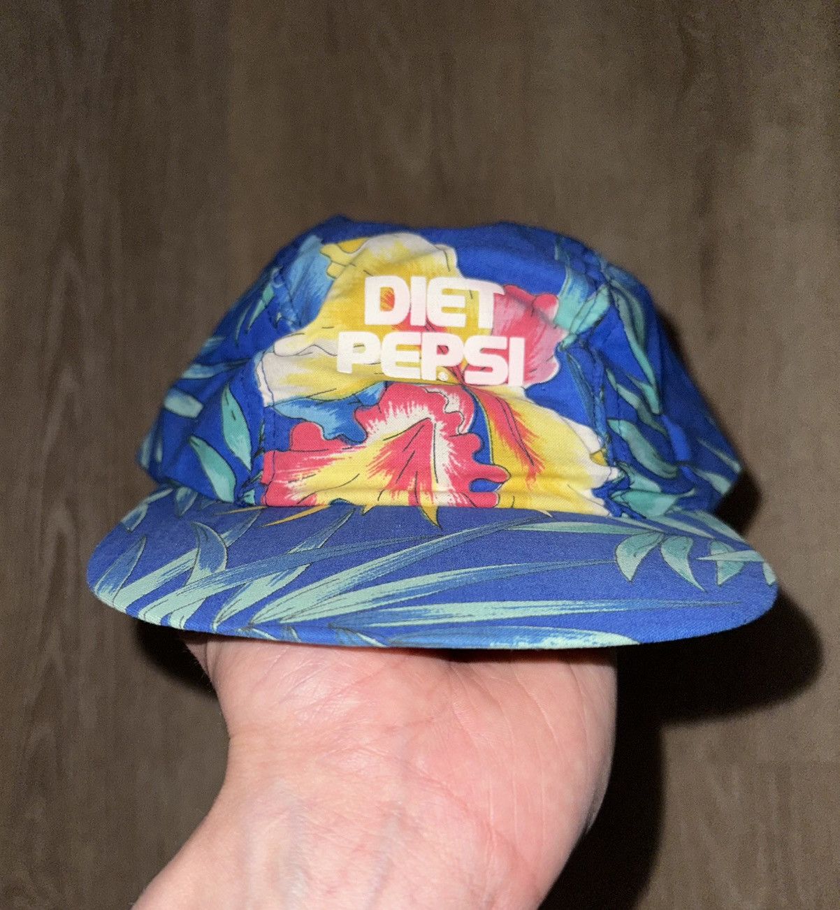Pepsi × Vintage Vintage 90’s Diet Pepsi Cola Floral Panel SnapBack Hat Size ONE SIZE - 1 Thumbnail