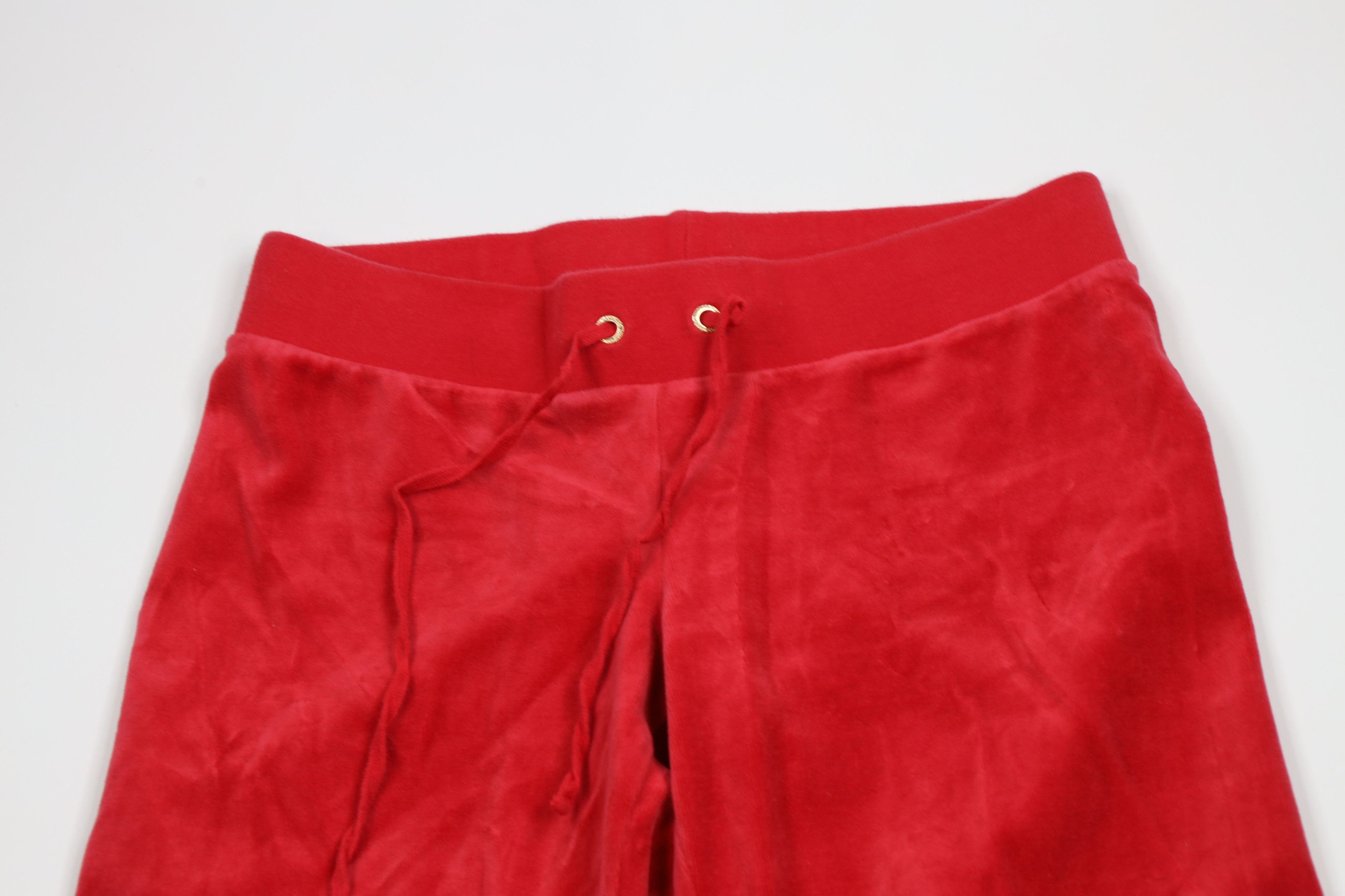 Juicy Couture × Vintage Vintage 90s Y2K Juicy Couture Flared Terry Cloth Sweatpants Size 26" / US 2 / IT 38 - 2 Thumbnail