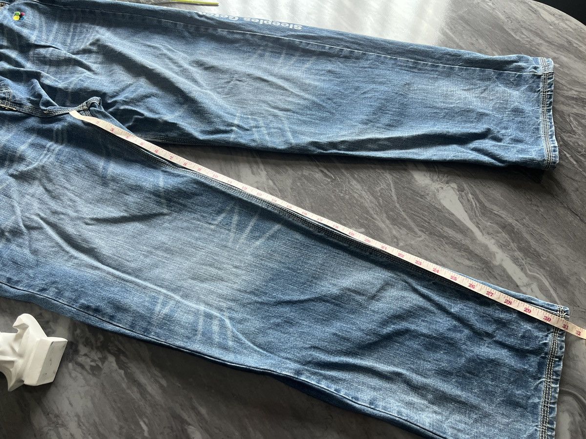 Japanese Brand Sleeples Gotch Night Back Fun All : Denim Star Inside Tips Size US 33 - 17 Thumbnail
