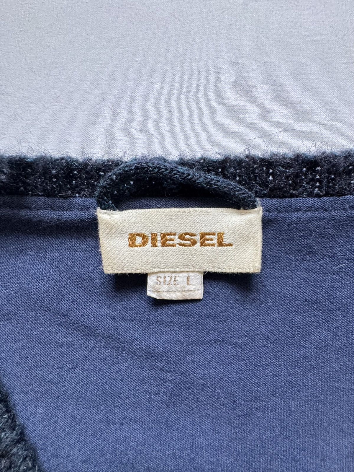 Diesel Diesel Knit Cardigan Men's Size L Man Size US L / EU 52-54 / 3 - 5 Thumbnail