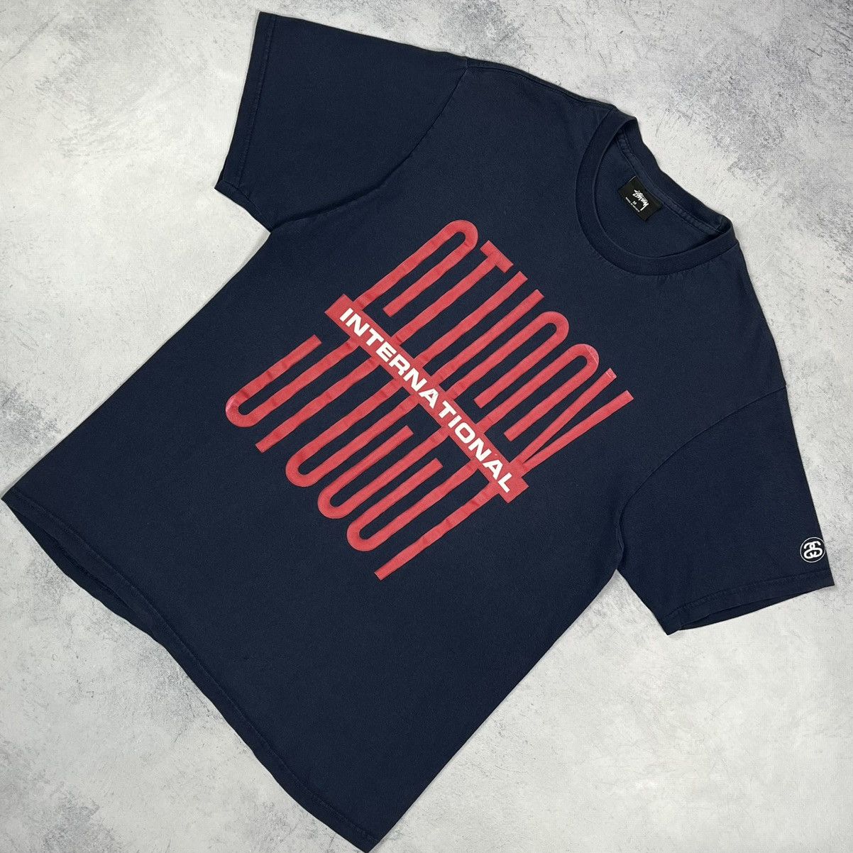 Stussy Vintage Stussy International Big Logo T Shirt 2000’s Size US M / EU 48-50 / 2 - 1 Thumbnail