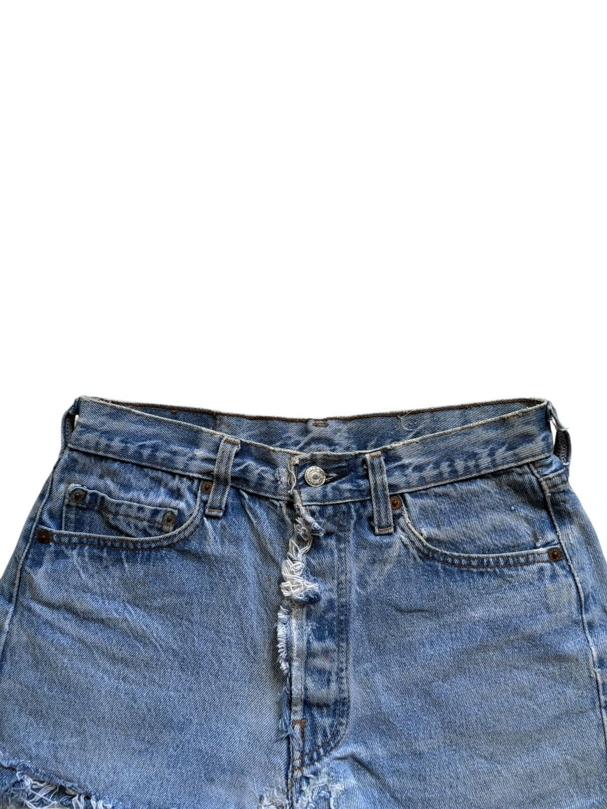 Levi's Vintage 70s Levis 501 Faded Wash Shorts Size 28" / US 6 / IT 42 - 4 Thumbnail