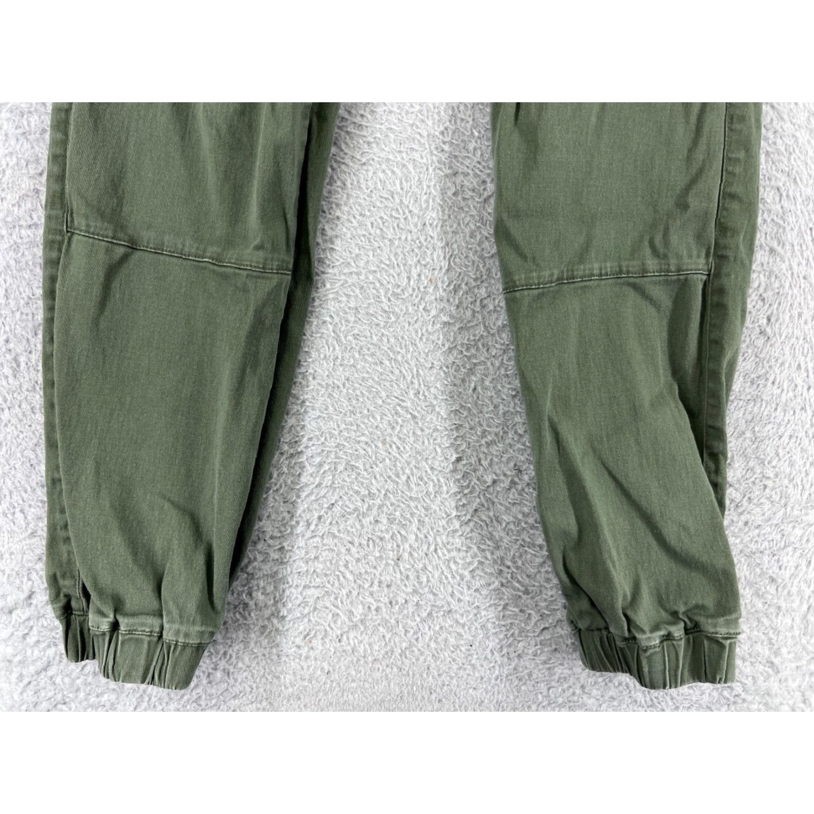 Vintage Dollhouse Womens Pants Cargo 5 Green Army Cotton Blend Distressed Size 27" / US 4 / IT 40 - 6 Thumbnail