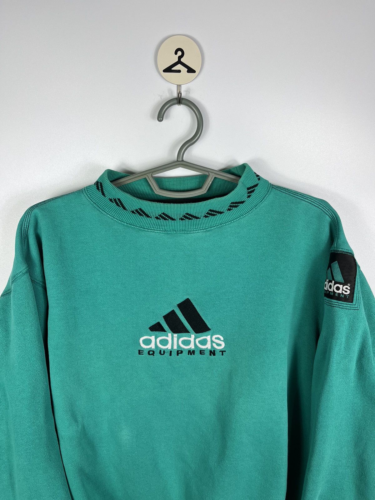 Adidas Vintage Rare Adidas Equipment Crewneck Sweatshirt Size US S / EU 44-46 / 1 - 2 Thumbnail