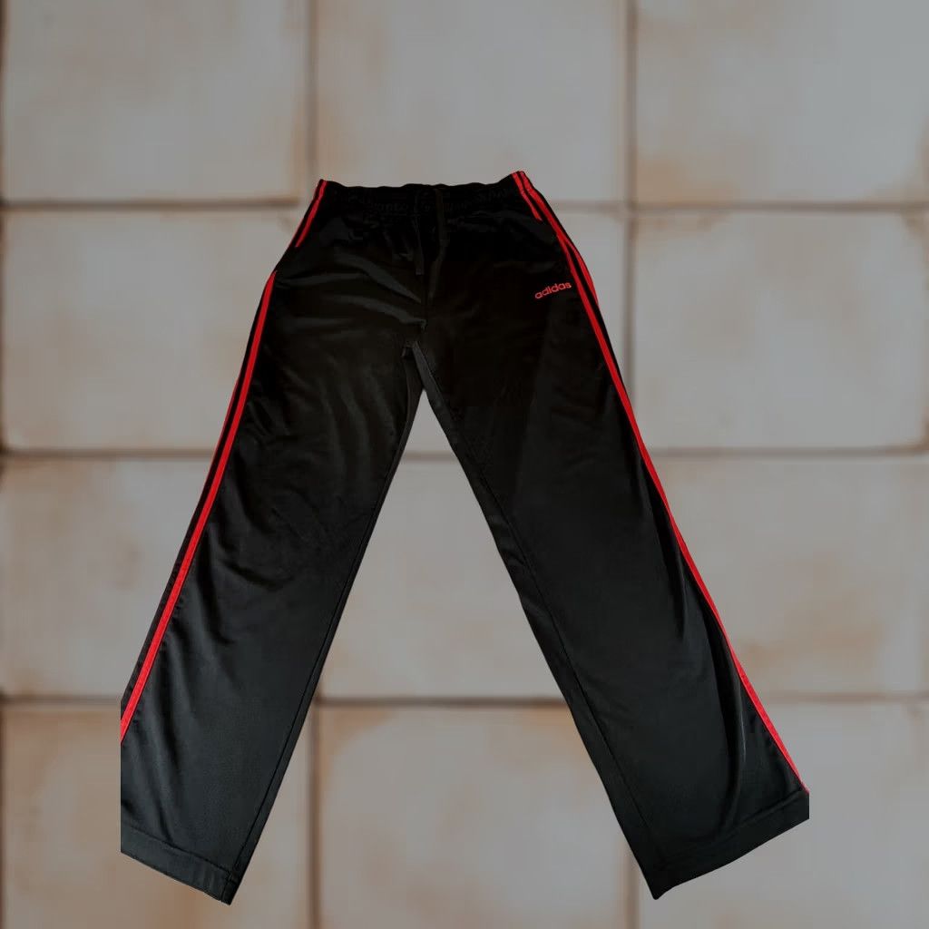 Adidas Adidas Pants Mens XL Black Track Athletic Training Gym Warm Up Running Tricot Size US 36 / EU 52 - 1 Thumbnail