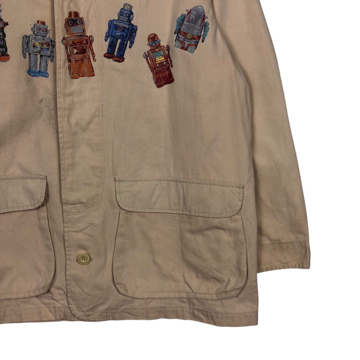 Japanese Brand × Karl Helmut 📌Vintage Chore Worker Jacket Karl Helmut Big Logo Lining Size US L / EU 52-54 / 3 - 6 Thumbnail