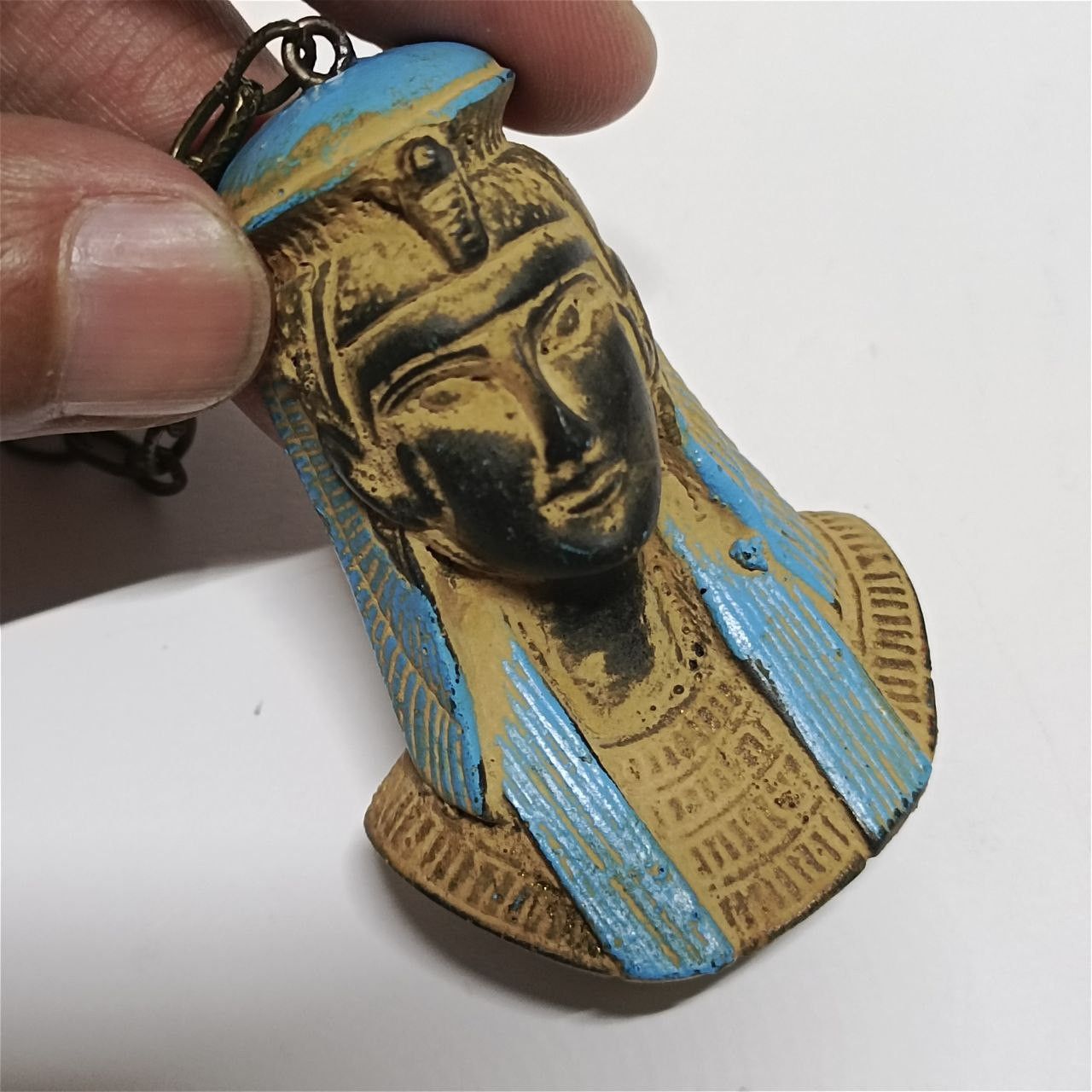 Other Vintage Handmade Pharaonic Necklace Unique Ancient Egypt Size ONE SIZE - 9 Thumbnail