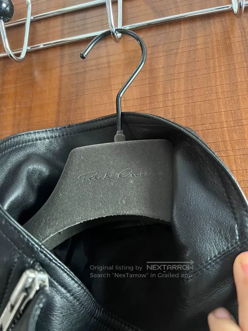 Rick Owens RICK OWENS Black Leather Jacket Size US M / EU 48-50 / 2 - 3 Thumbnail