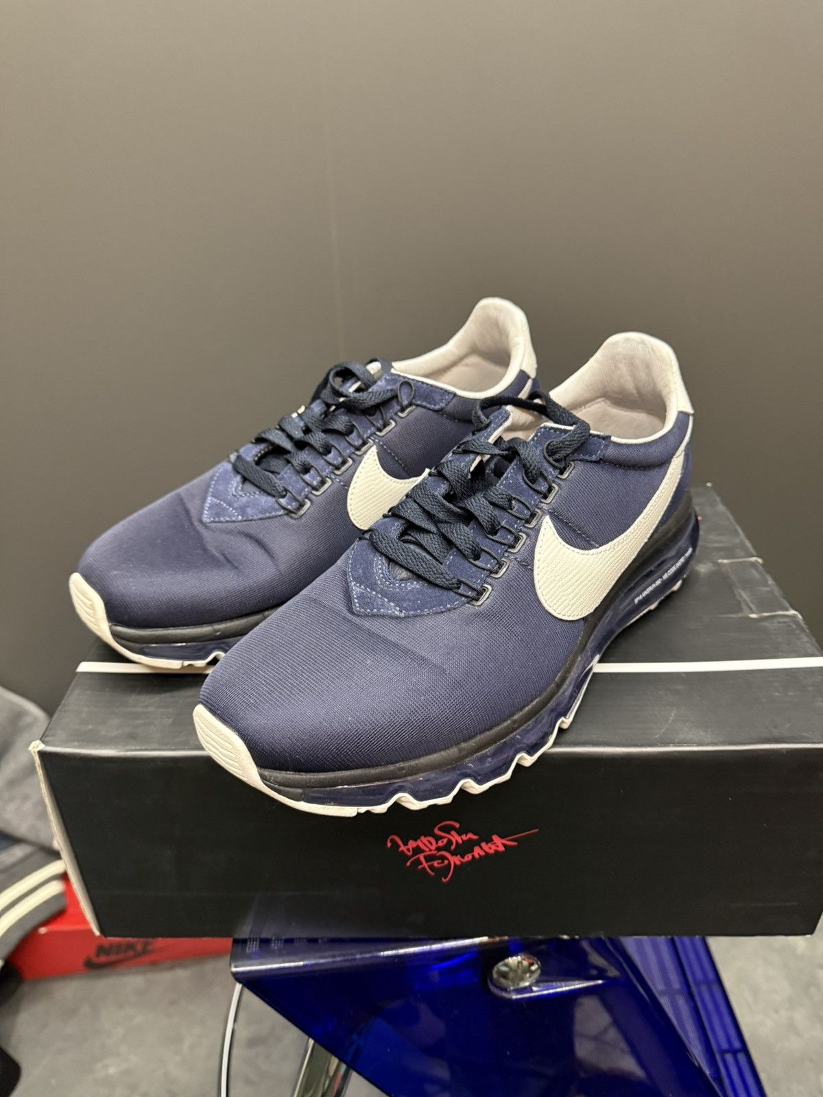 Hiroshi Fujiwara × Nike Nike Air Max LD-Zero Hiroshi Fujiwara Size 9 848624-410 Size US 9 / EU 42 - 1 Thumbnail